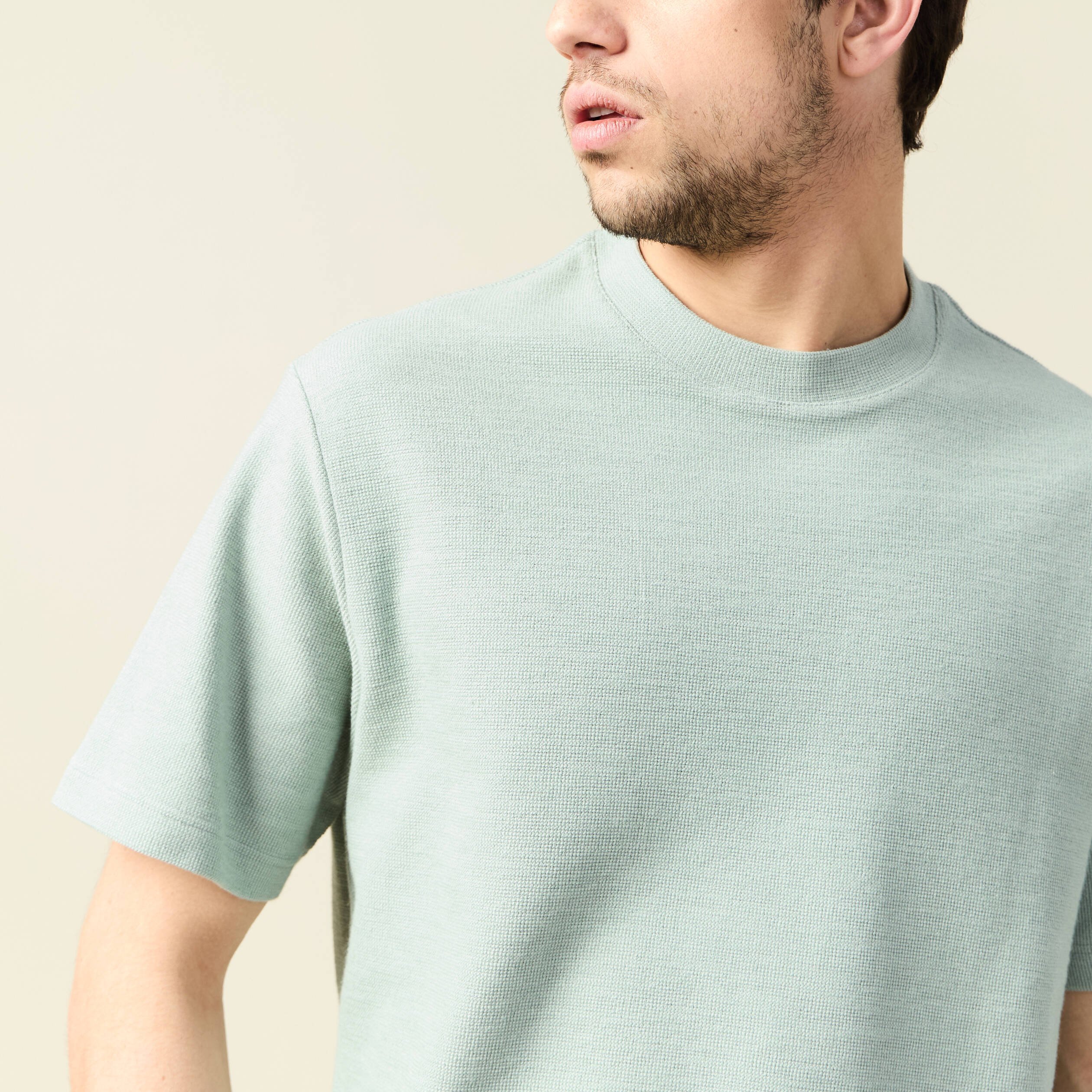 t shirt manches courtes vert olive homme T-shirt manches courtes vert olive homme