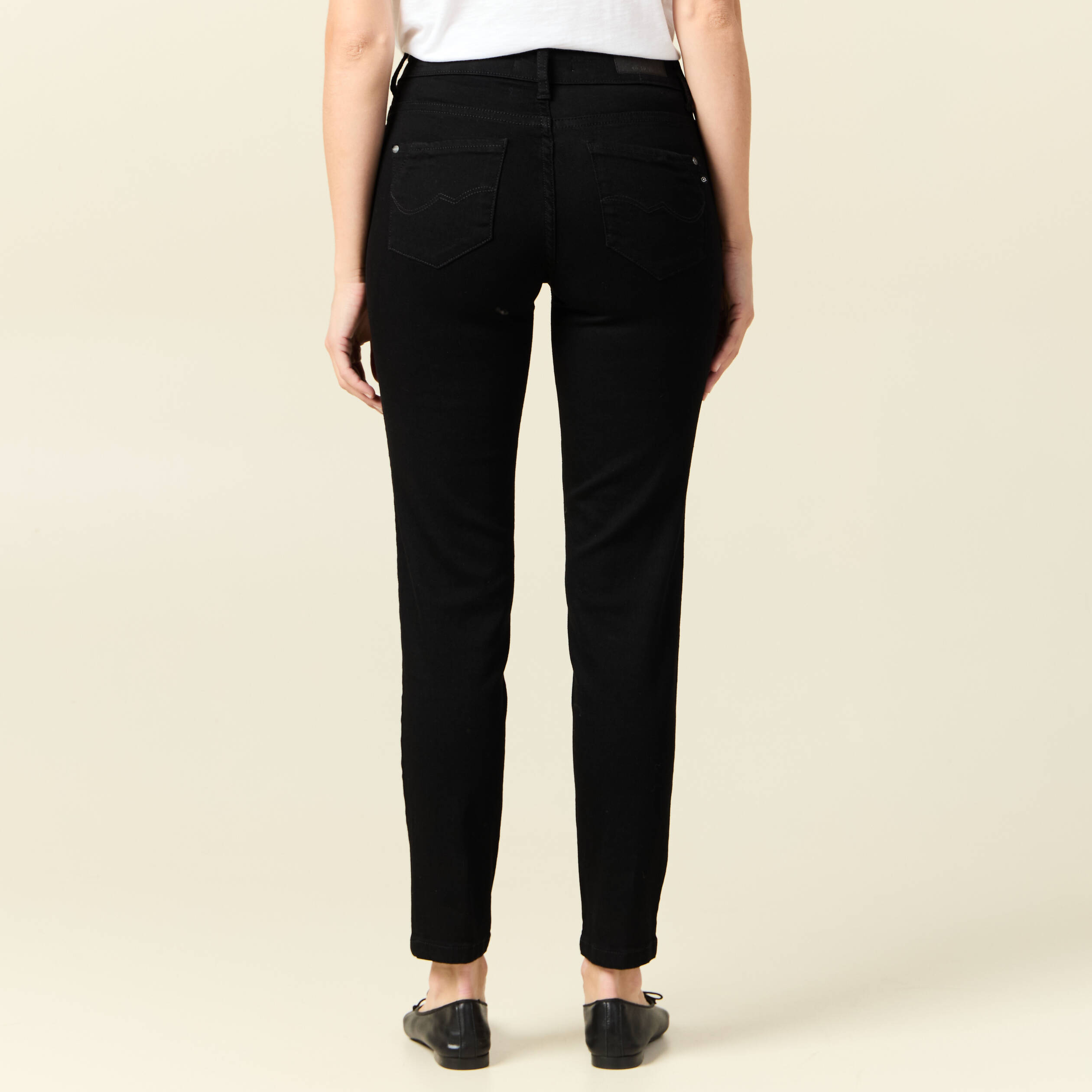 jeans slim 78eme denim noir femme Jeans slim 7/8ème denim noir femme