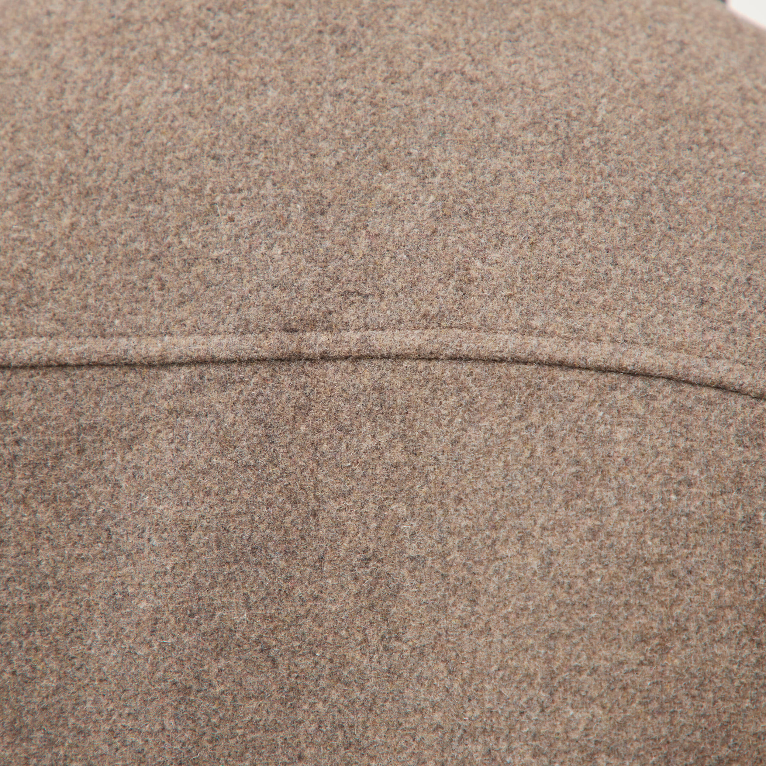 Veste oversize courte col classique taupe homme