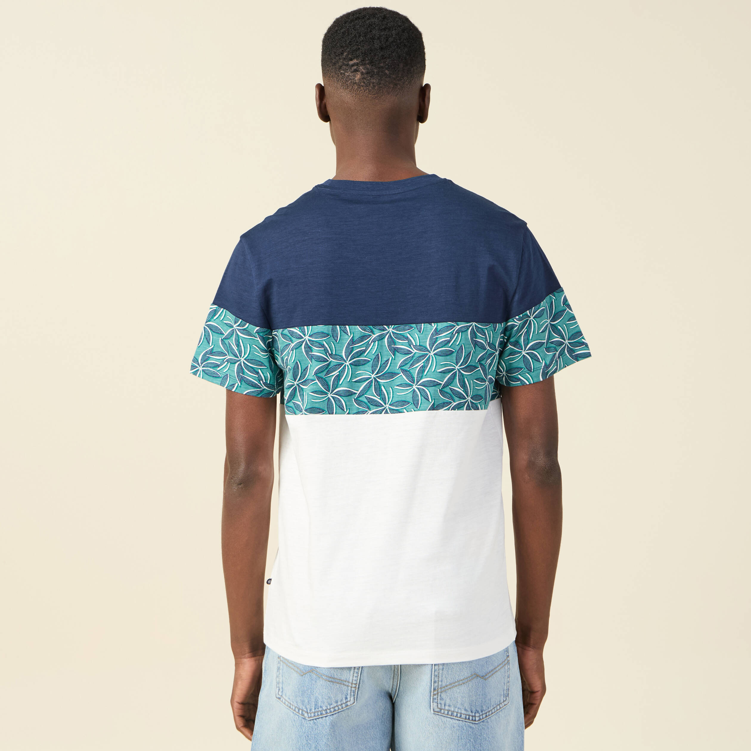 t shirt manches courtes bleu homme T-shirt manches courtes bleu homme