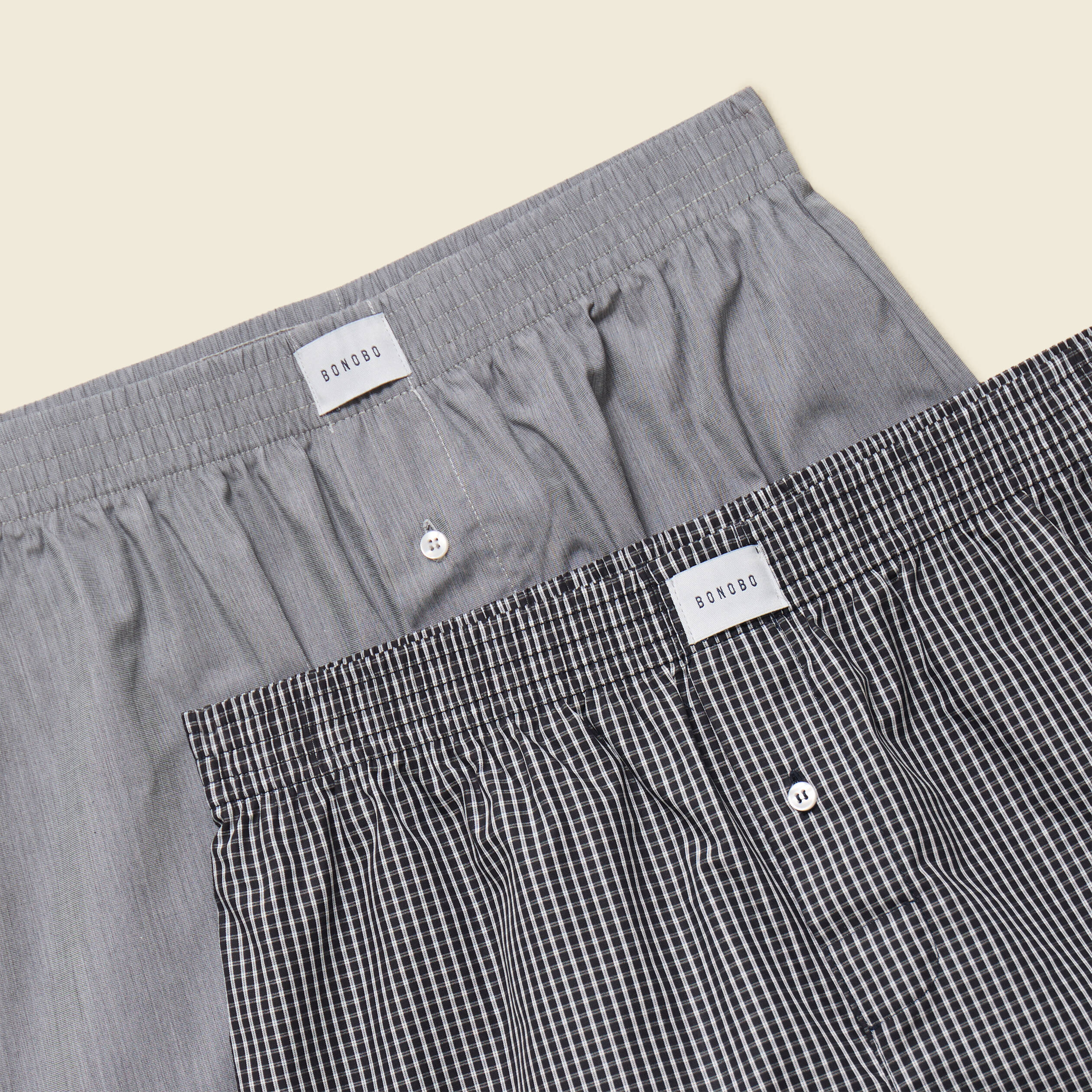 Lot de 2 cale&ccedil;ons en coton noir homme