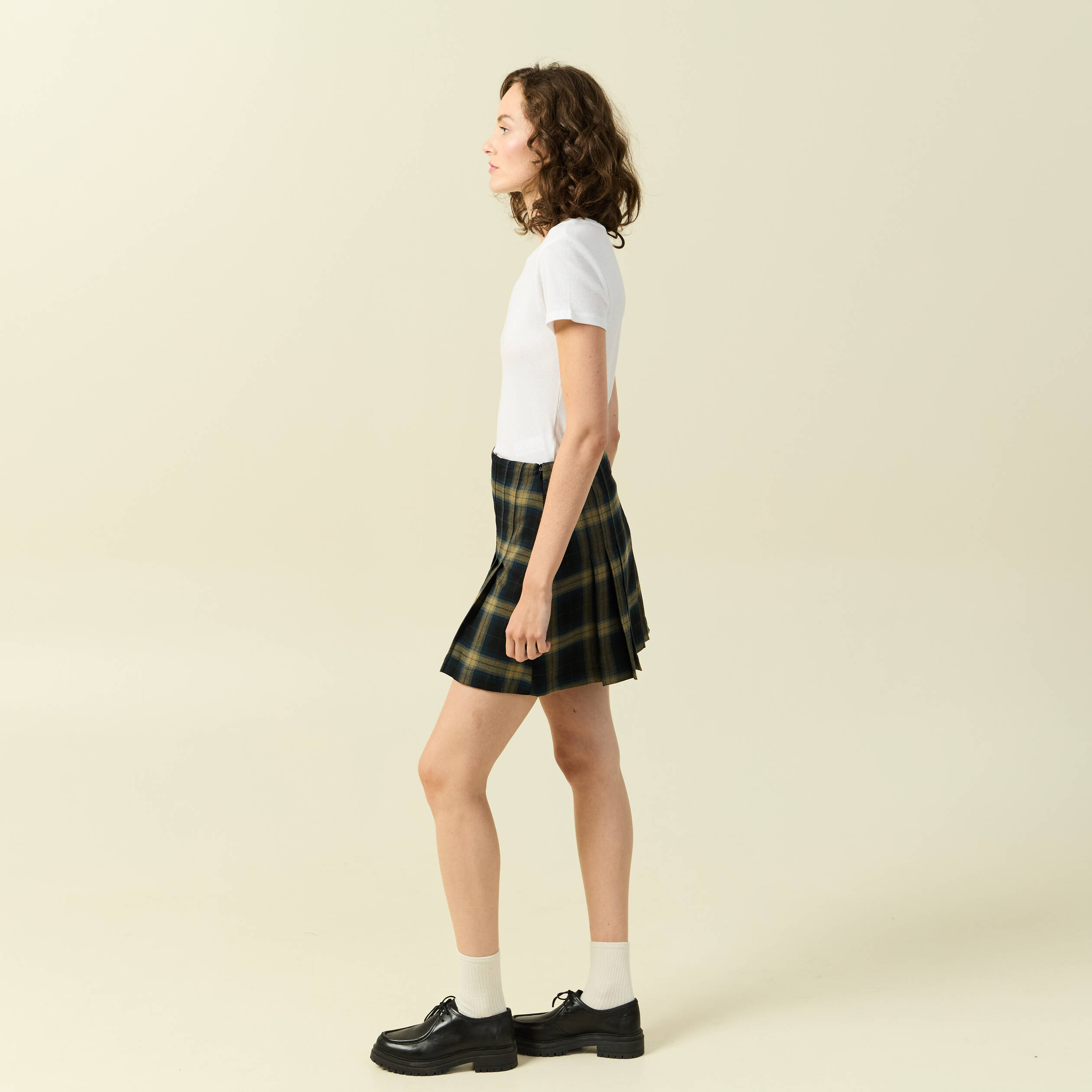 Jupe marron fonc&eacute; femme