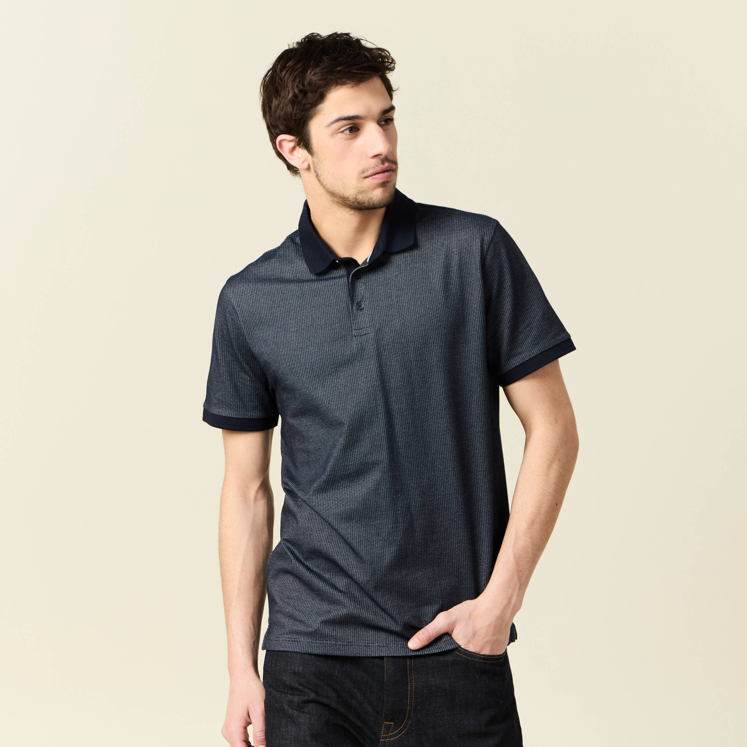 polo manches courtes bleu marine homme Polo manches courtes bleu marine homme