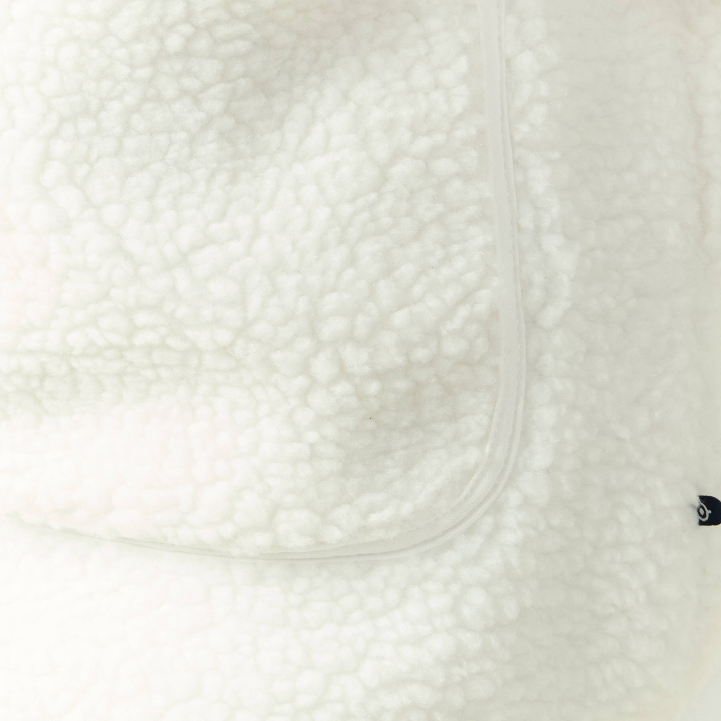 Sweat sans manches effet polaire ecru homme