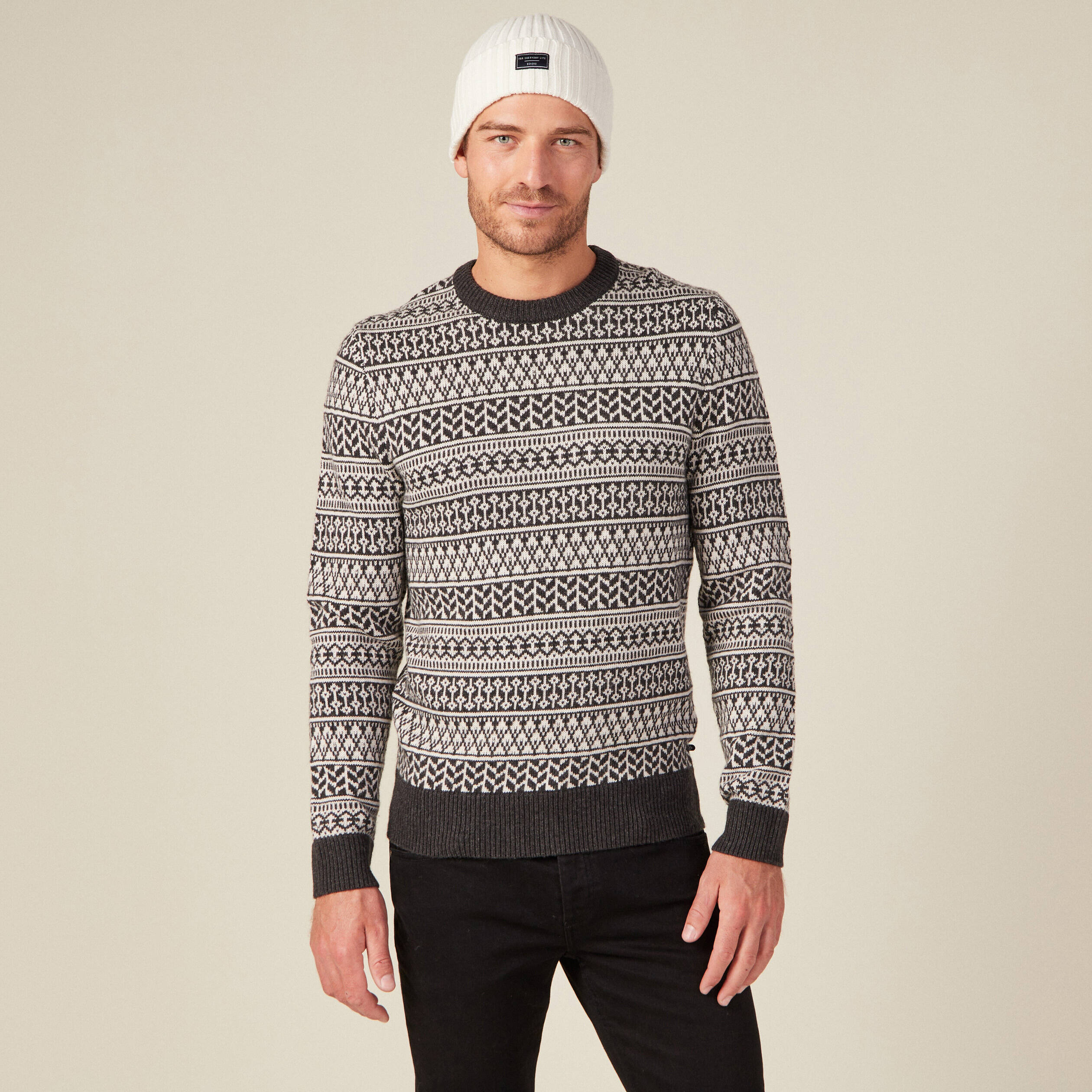 Sweatshirt Zippé Homme Tabula Marine OXBOW