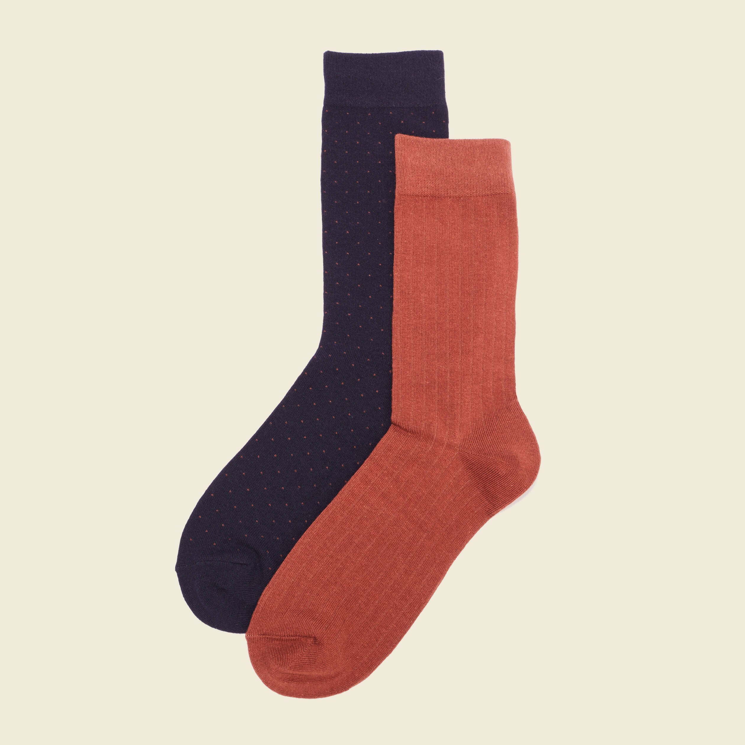 lot 2 paires chaussettes marron cognac homme Lot 2 paires chaussettes marron cognac homme