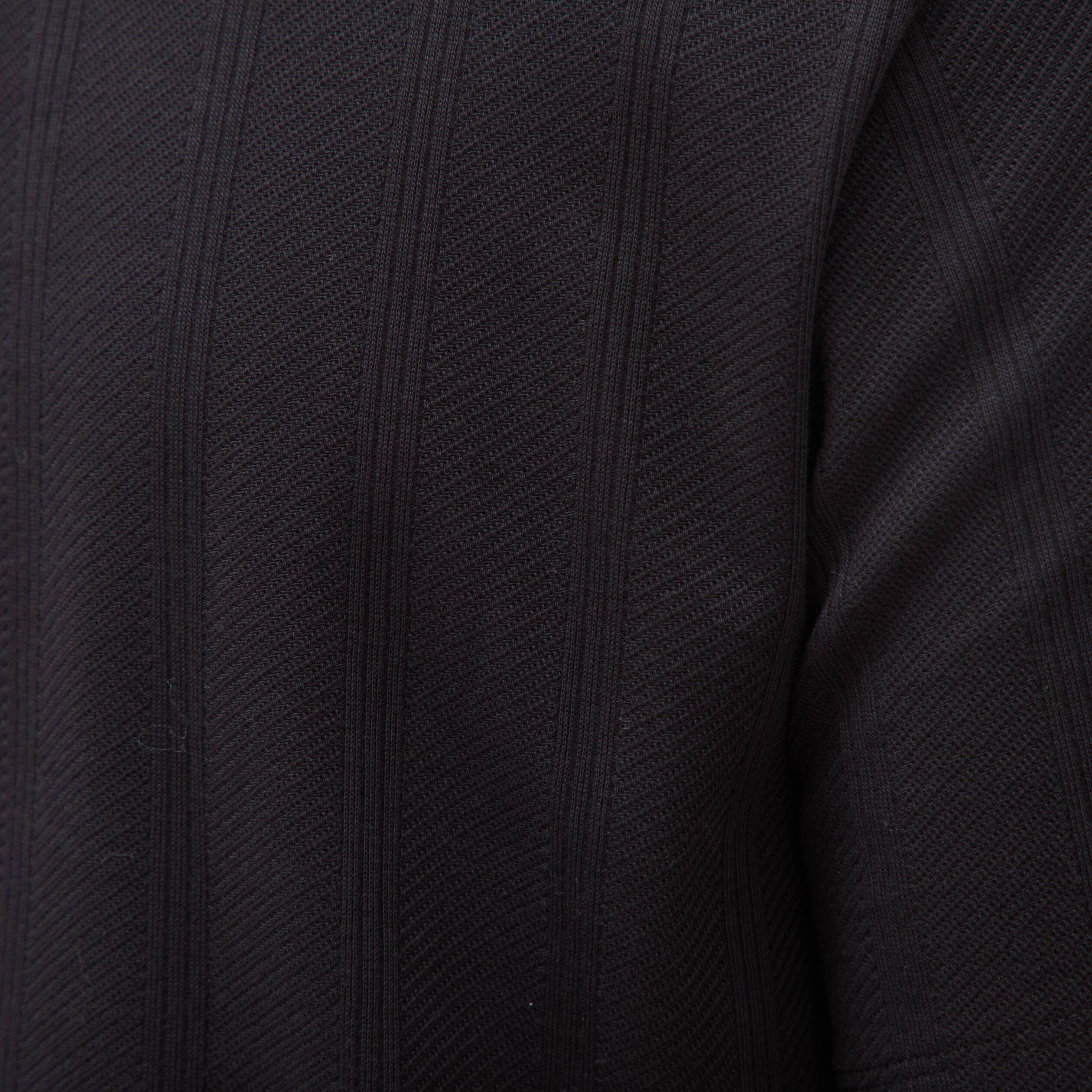 T-shirt en coton manches courtes noir homme