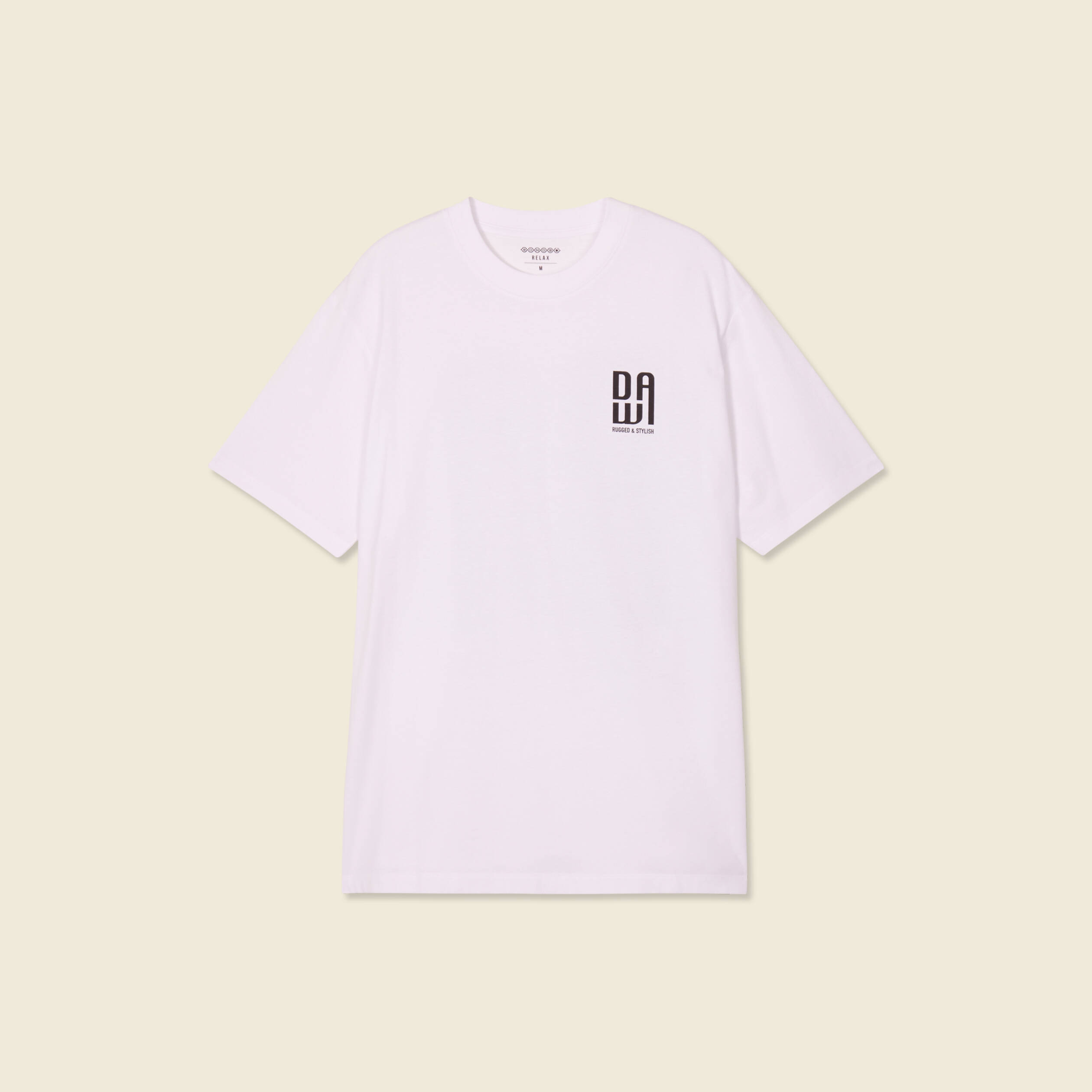 T-shirt manches courtes blanc homme
