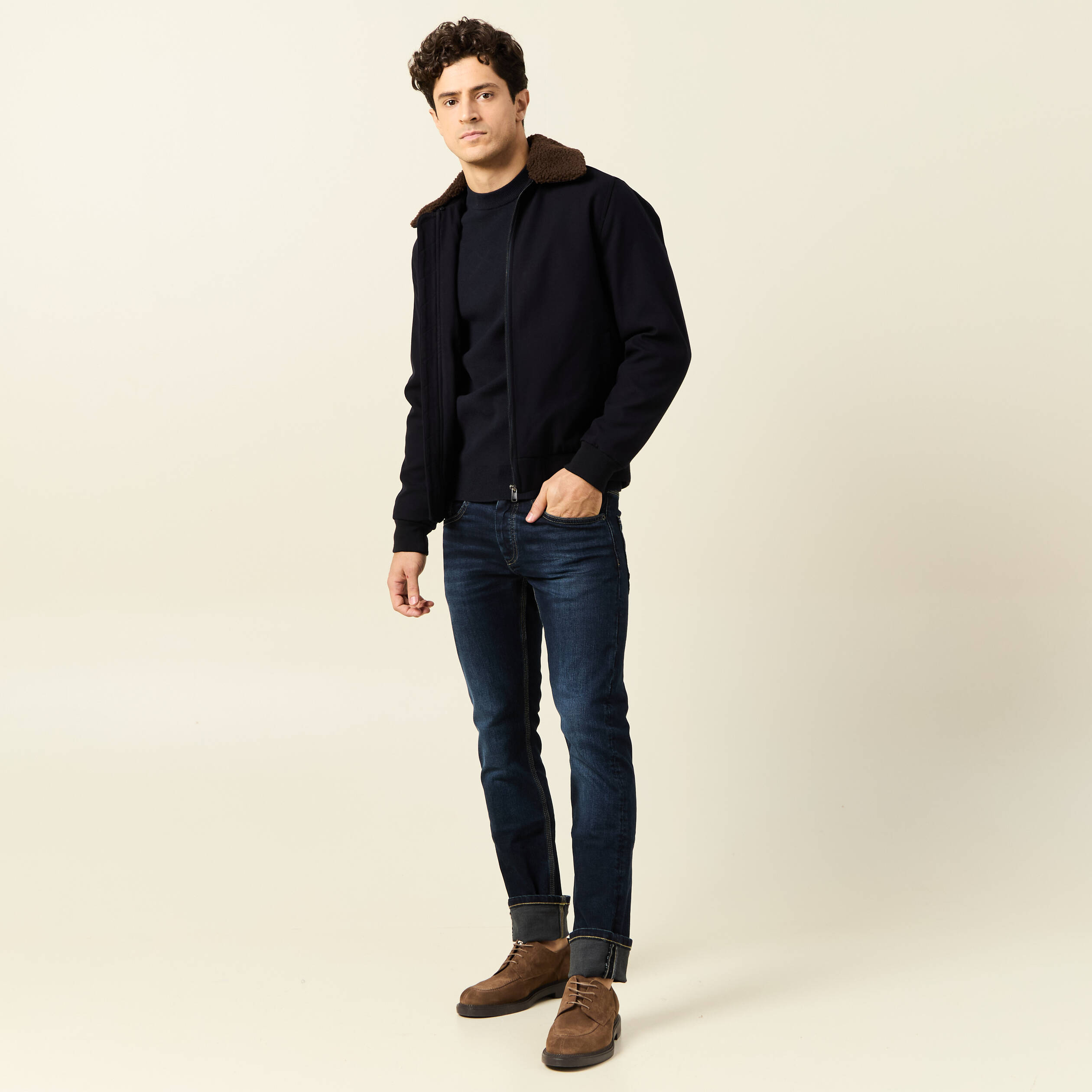 pull manches longues bleu marine homme Pull manches longues bleu marine homme