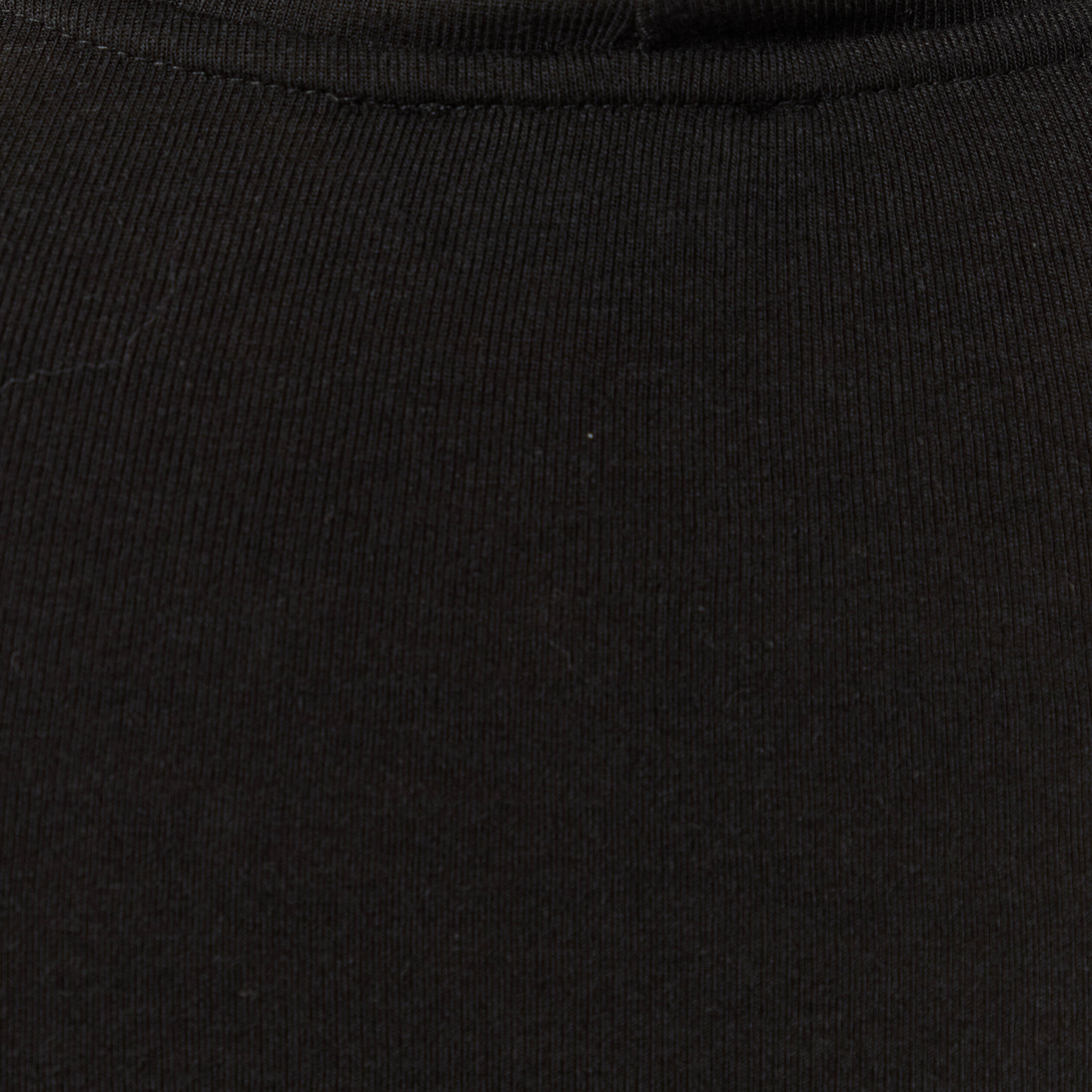 T-shirt cintr&eacute; manches longues col roul&eacute; noir femme
