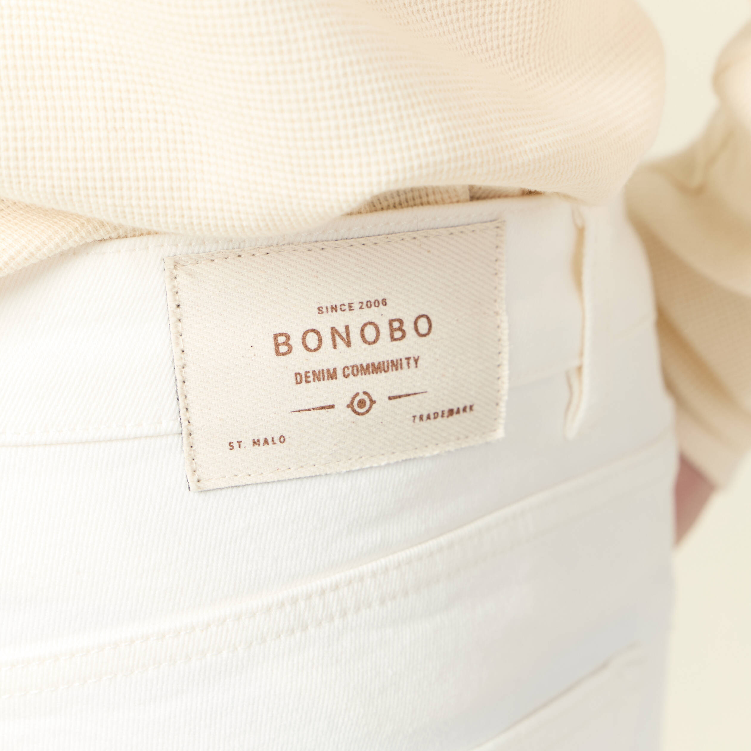 jeans regular 5 poches denim blanc homme Jeans regular 5 poches denim blanc homme