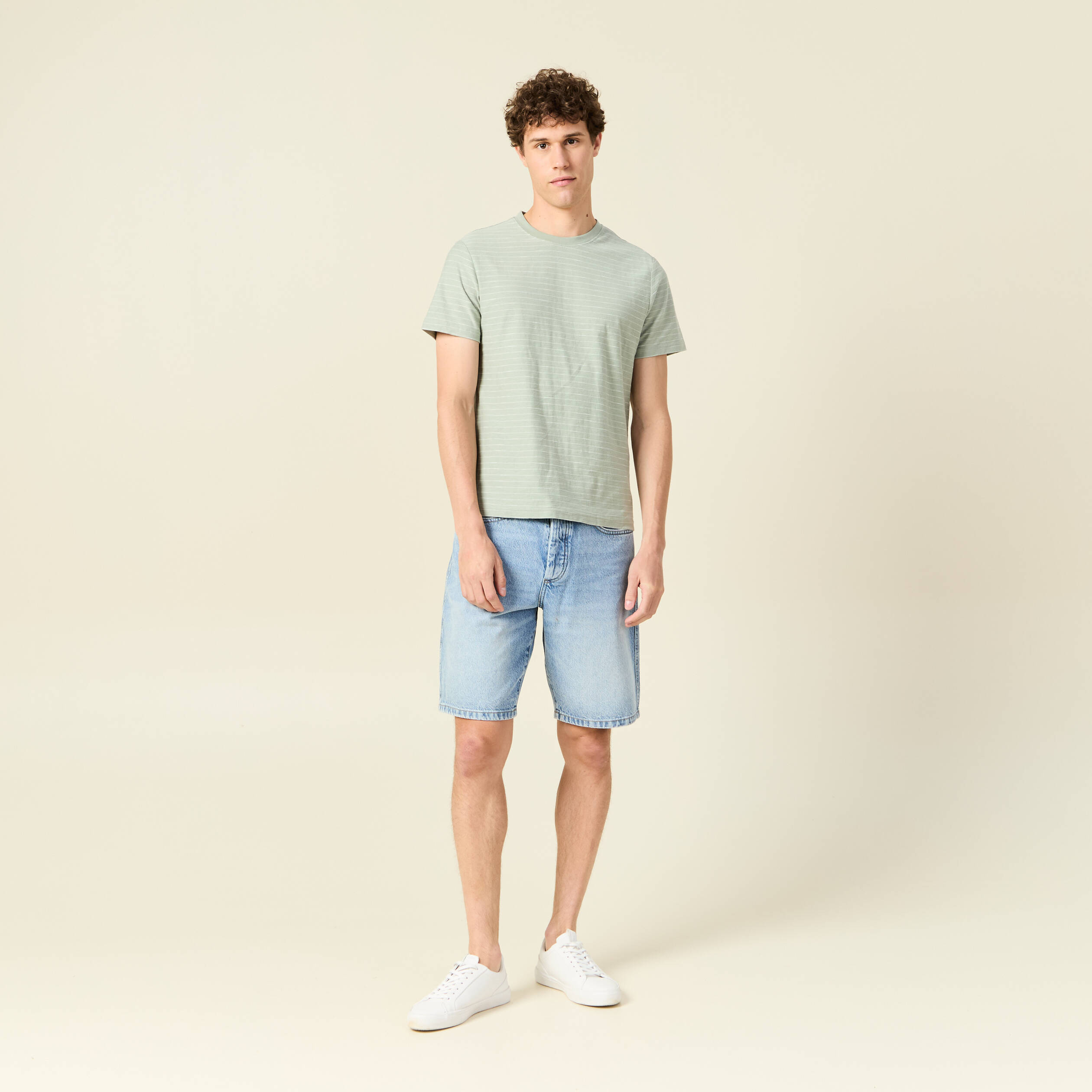 t shirt eco responsable vert olive homme T-shirt éco-responsable vert olive homme