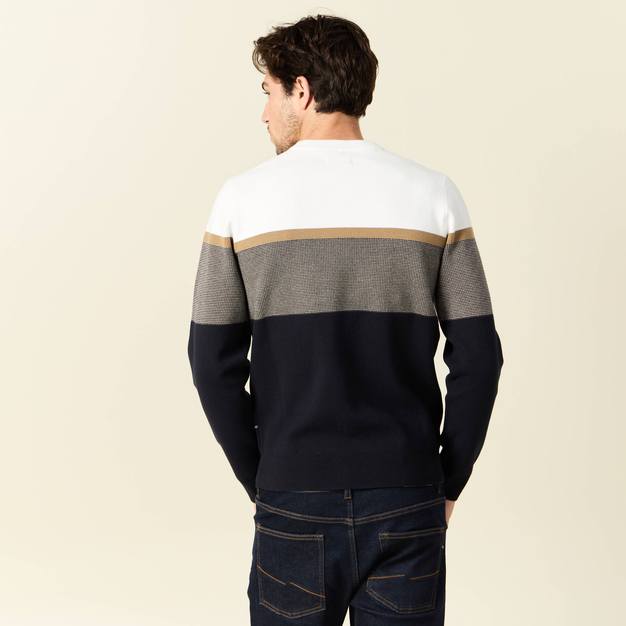 pull manches longues bleu marine homme Pull manches longues bleu marine homme