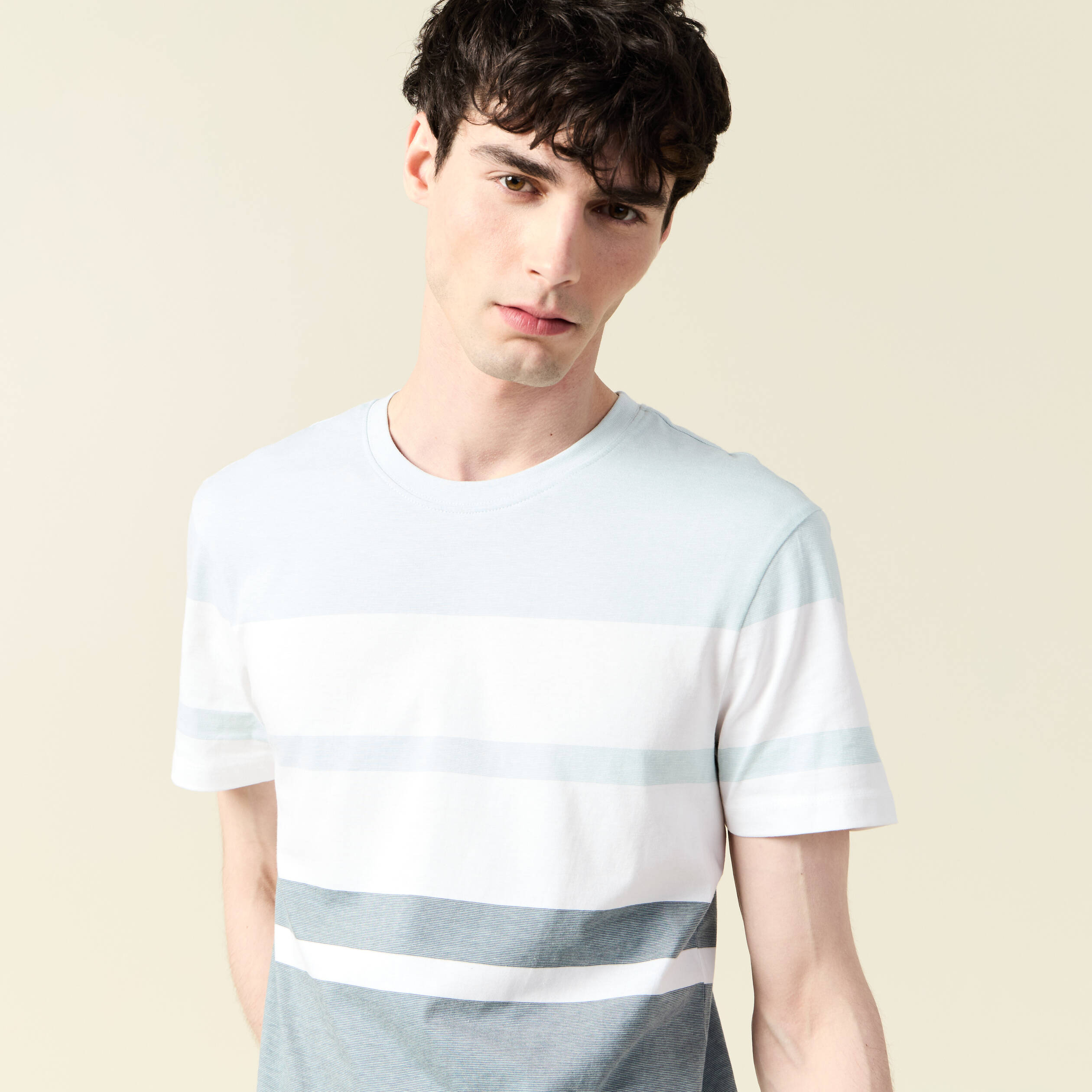 t shirt manches courtes vert homme T-shirt manches courtes vert homme