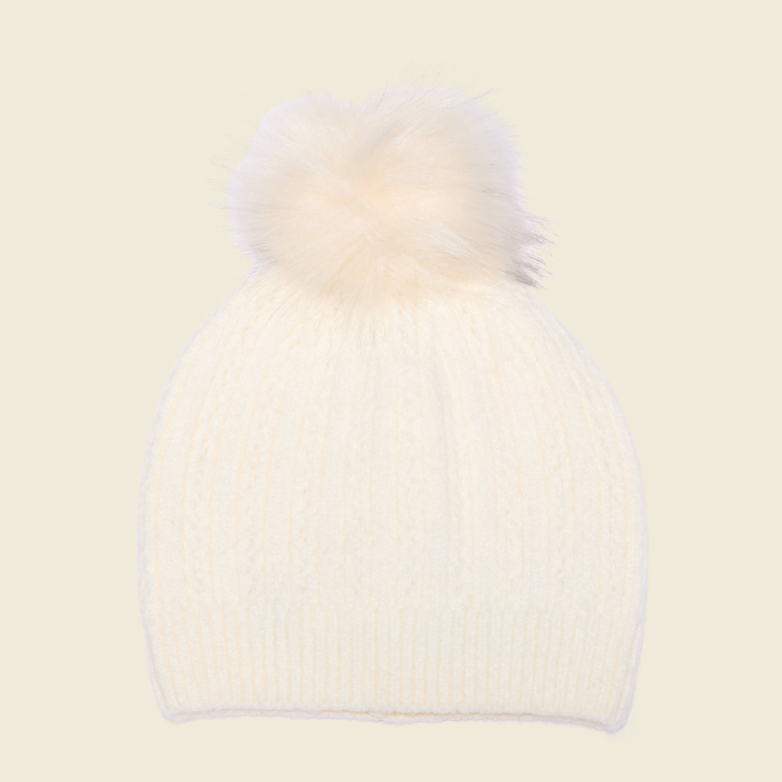 Bonnet ecru femme