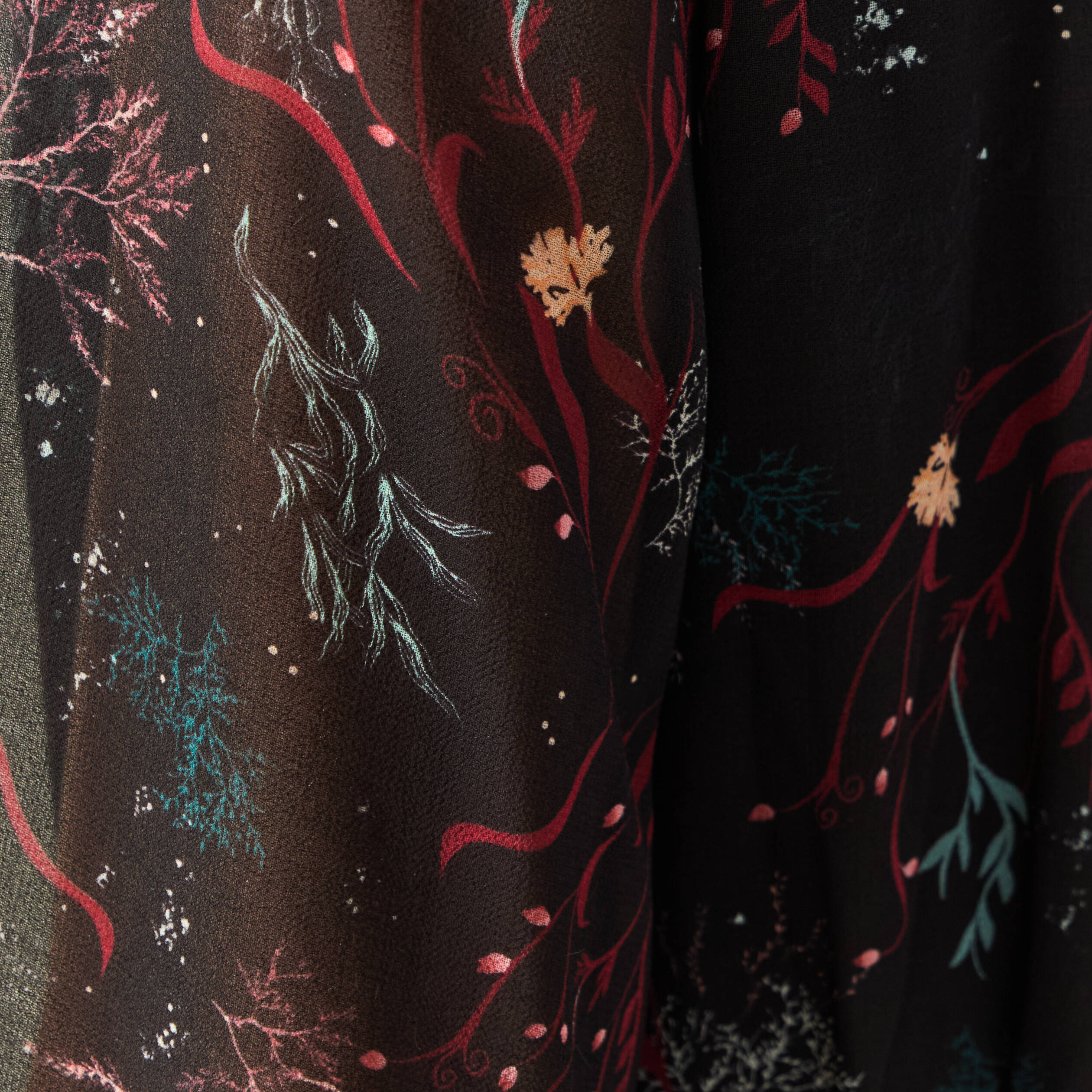Robe &eacute;vas&eacute;e bas pliss&eacute; noir femme