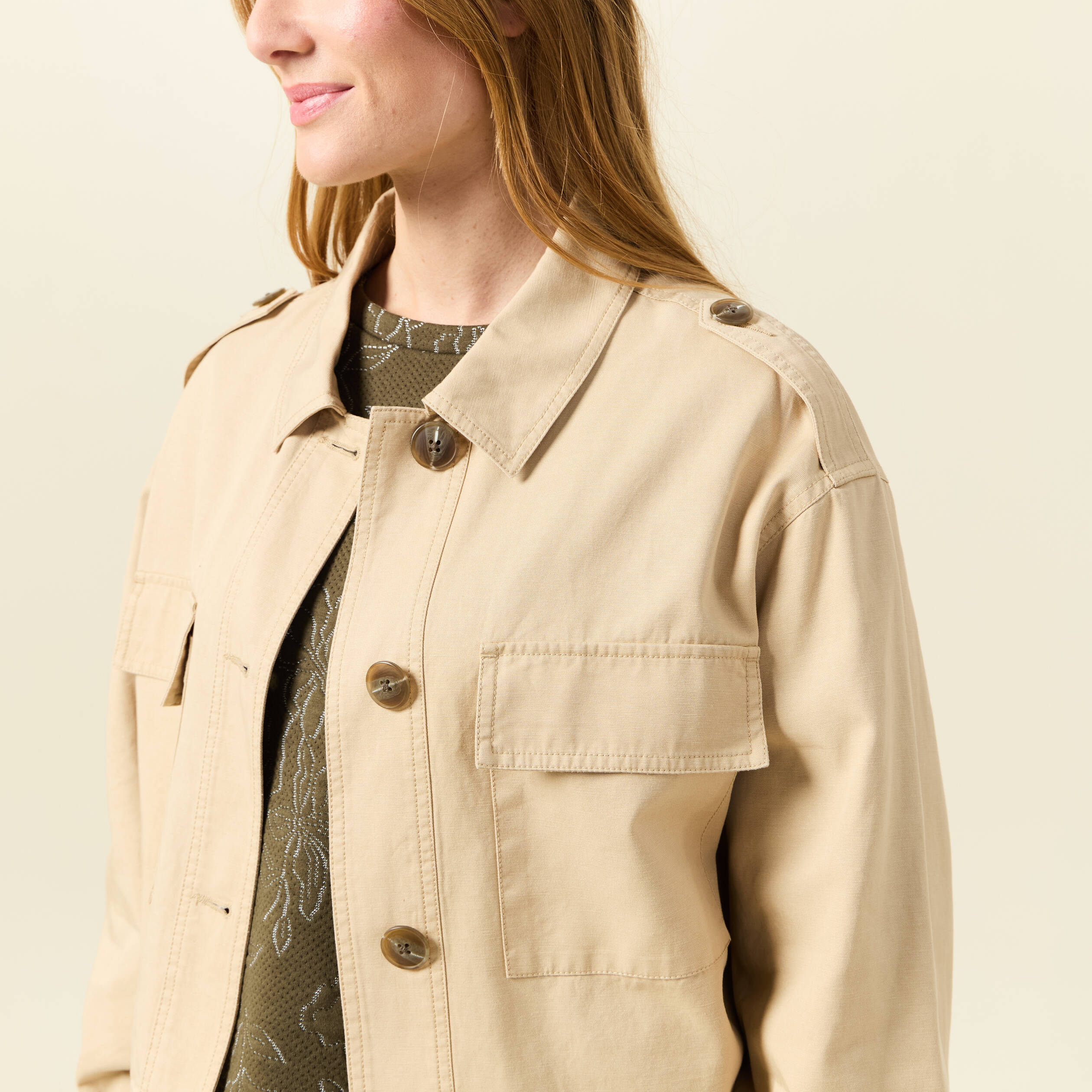 blouson oversize beige femme Blouson oversize beige femme