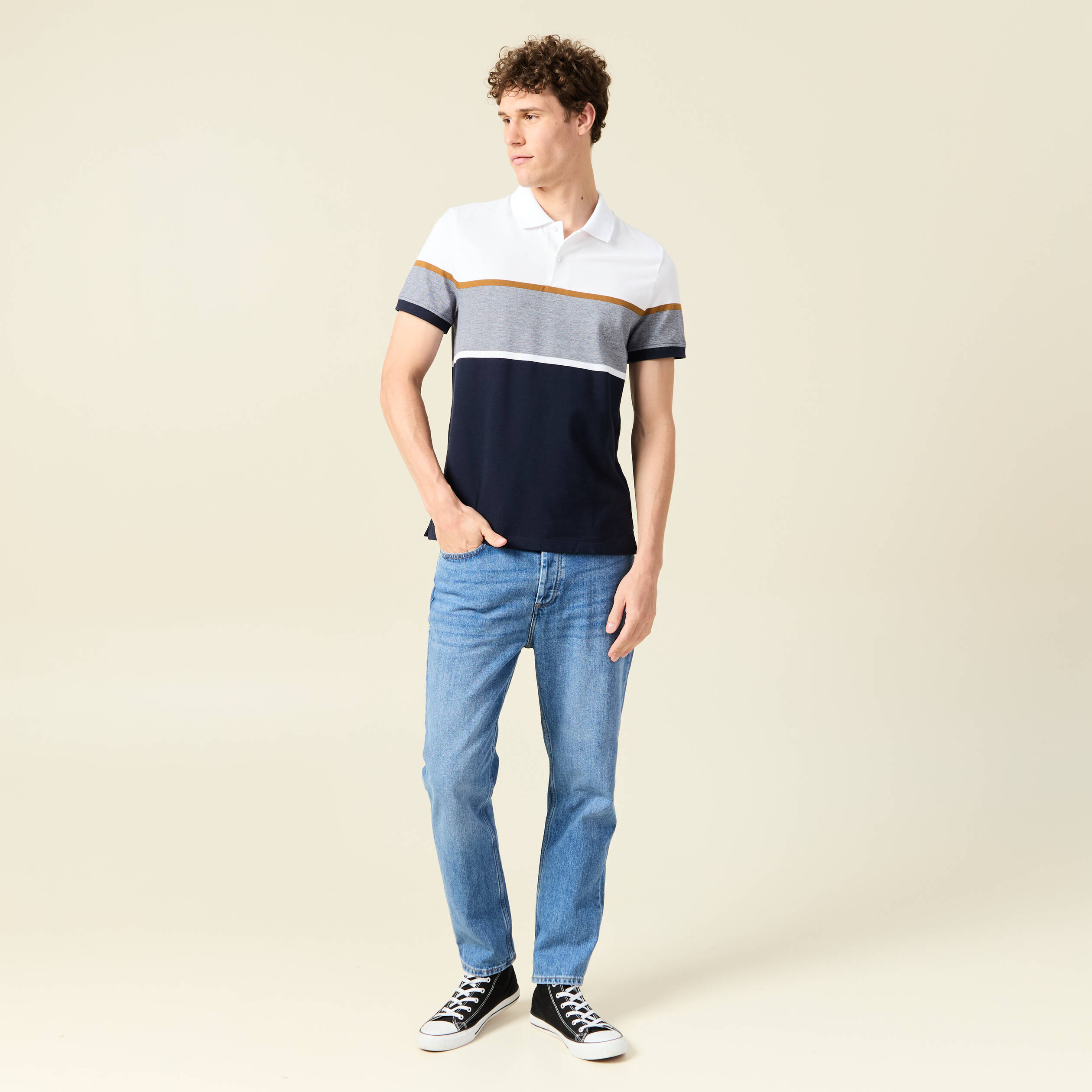 polo manches courtes blanc homme Polo manches courtes blanc homme