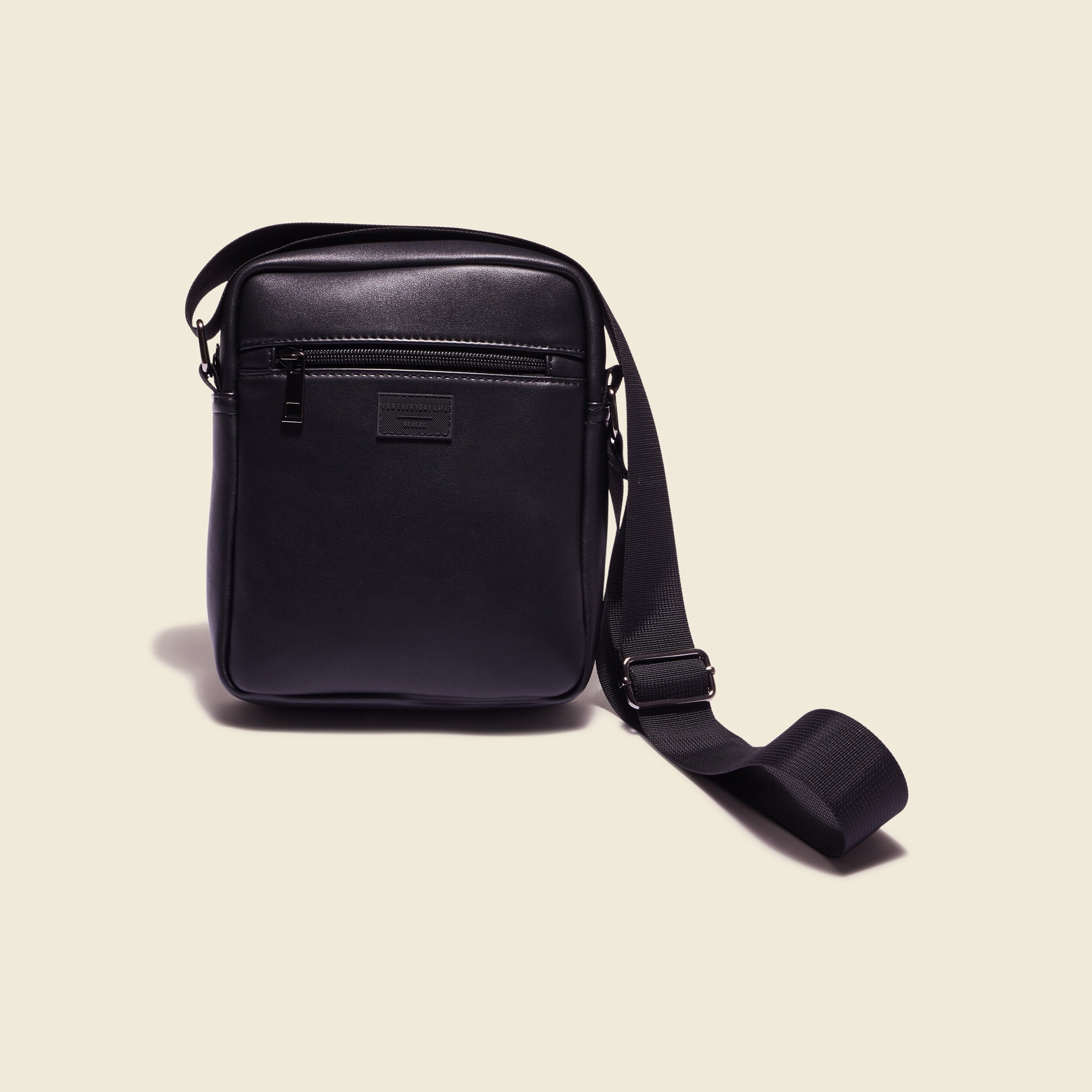 Sac sling à bandoulière noir homme