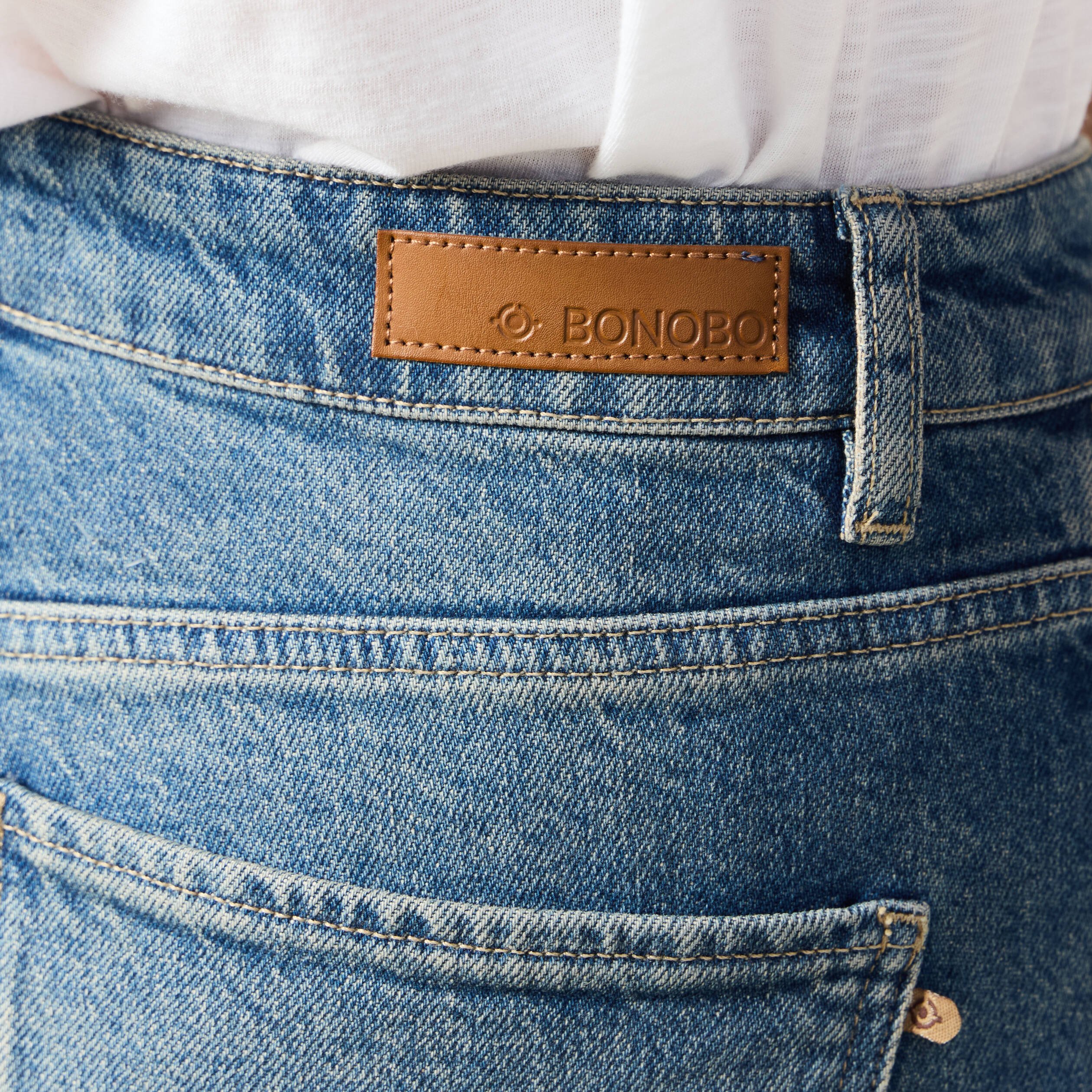 jeans straight denim dirty femme Jeans straight denim dirty femme