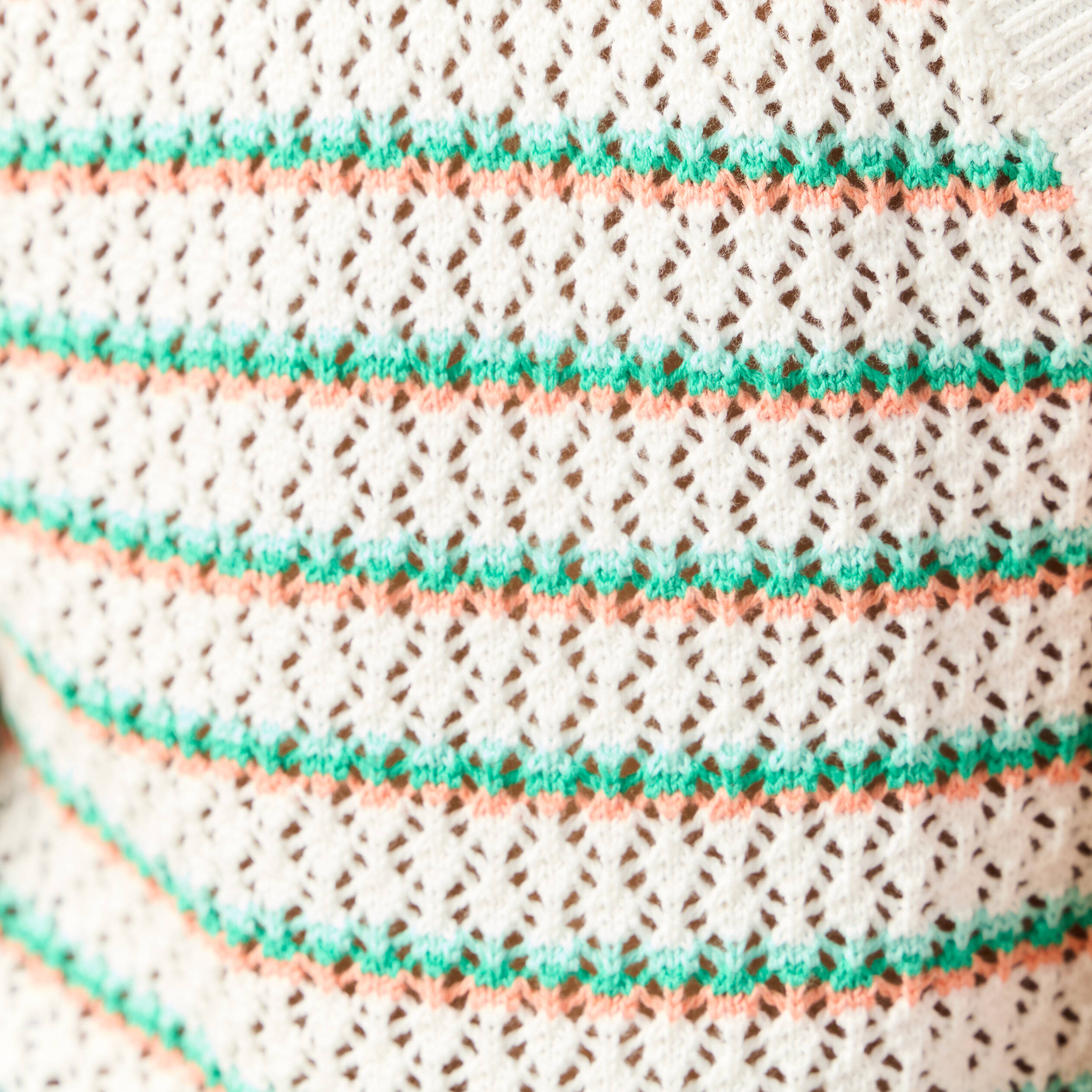 debardeur tricot ajoure blanc femme Débardeur tricot ajouré blanc femme