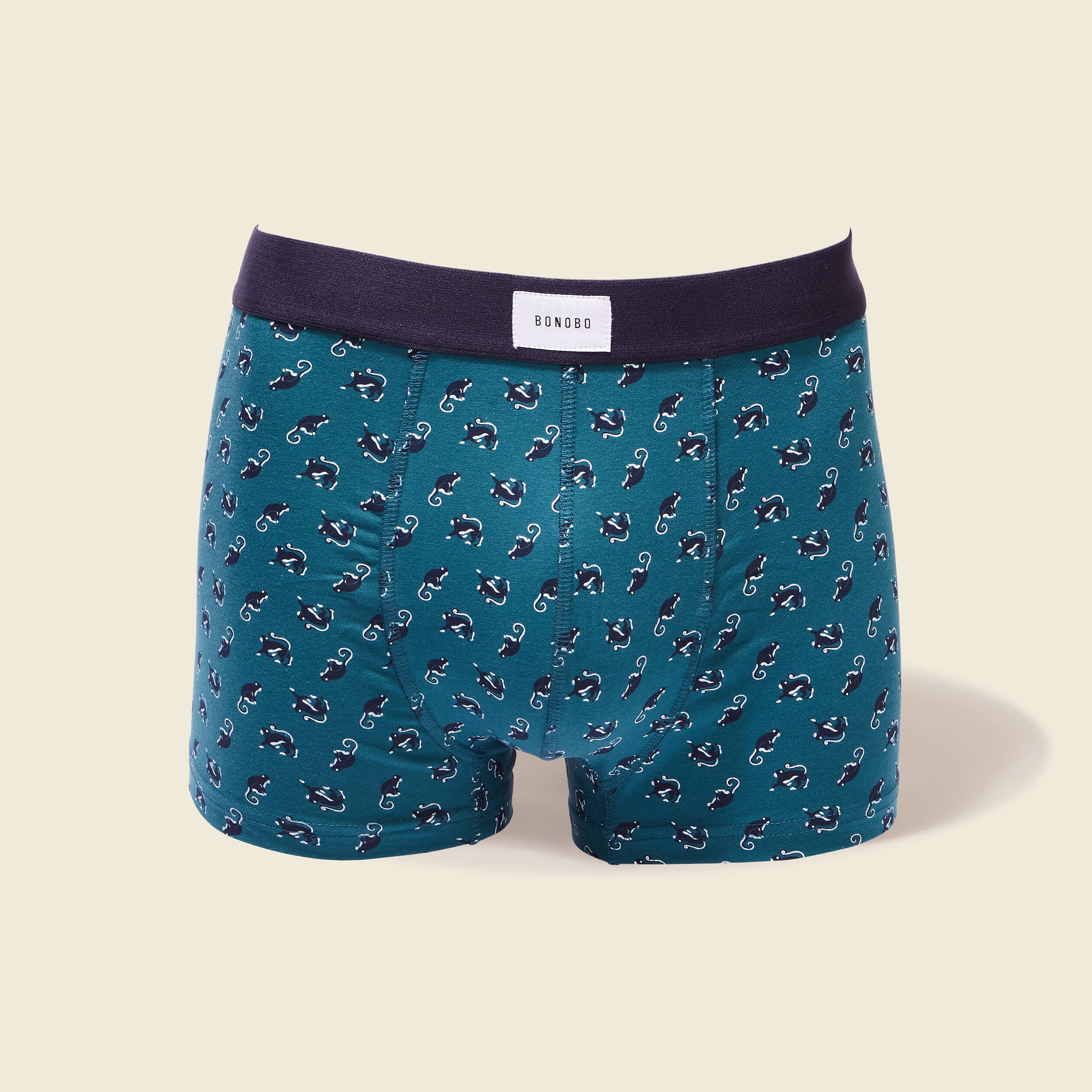 lot 2 boxers vert fonce homme Lot 2 boxers vert foncé homme