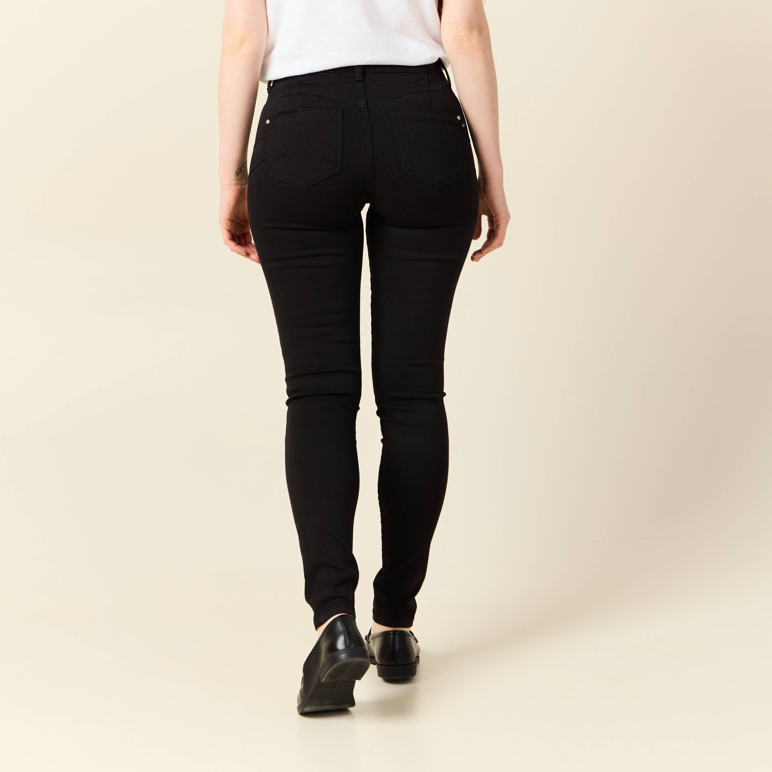 pantalon audrey skinny push up gris fonce femme Pantalon Audrey - skinny push up gris foncé femme