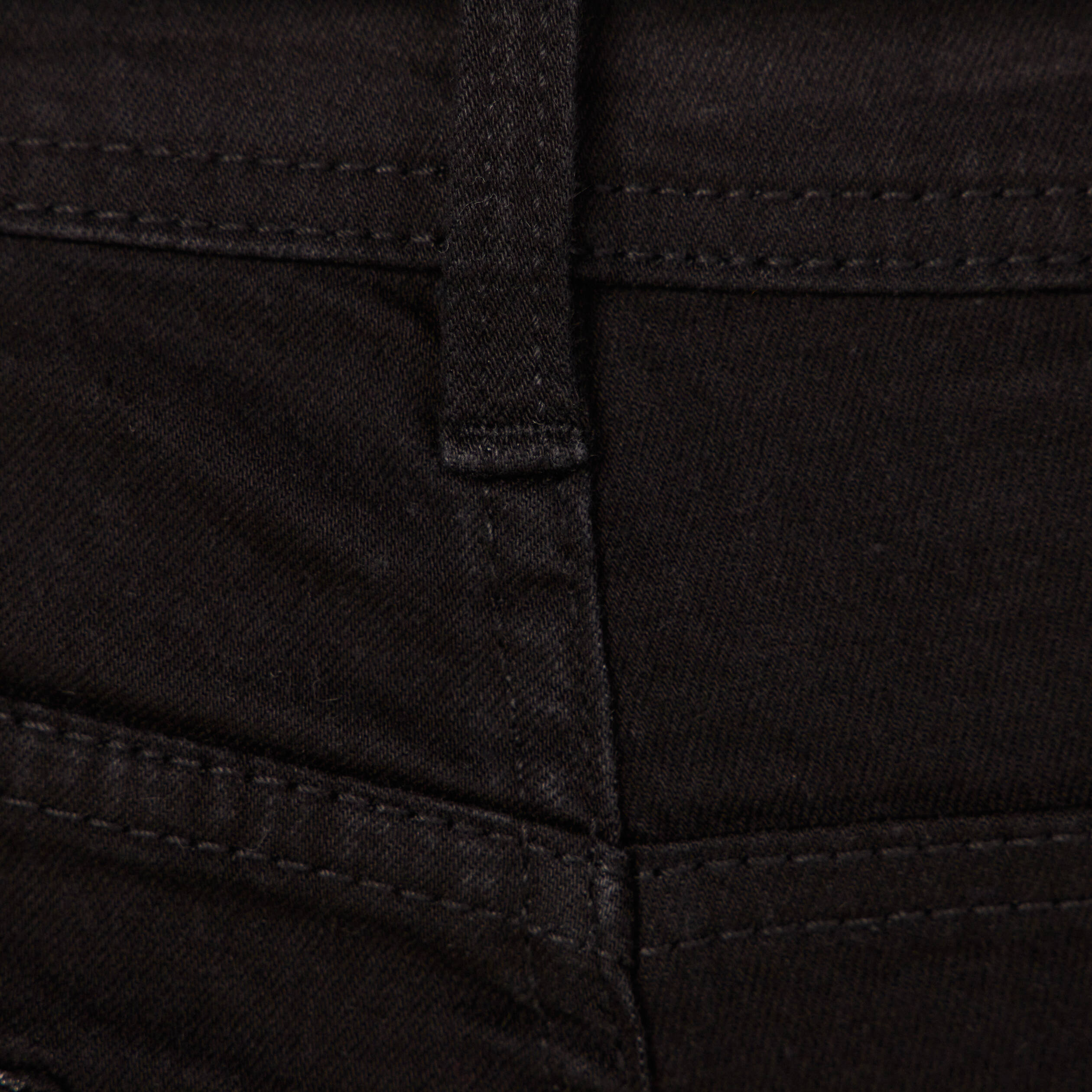 Jeans slim stretch longueur 34 denim noir homme