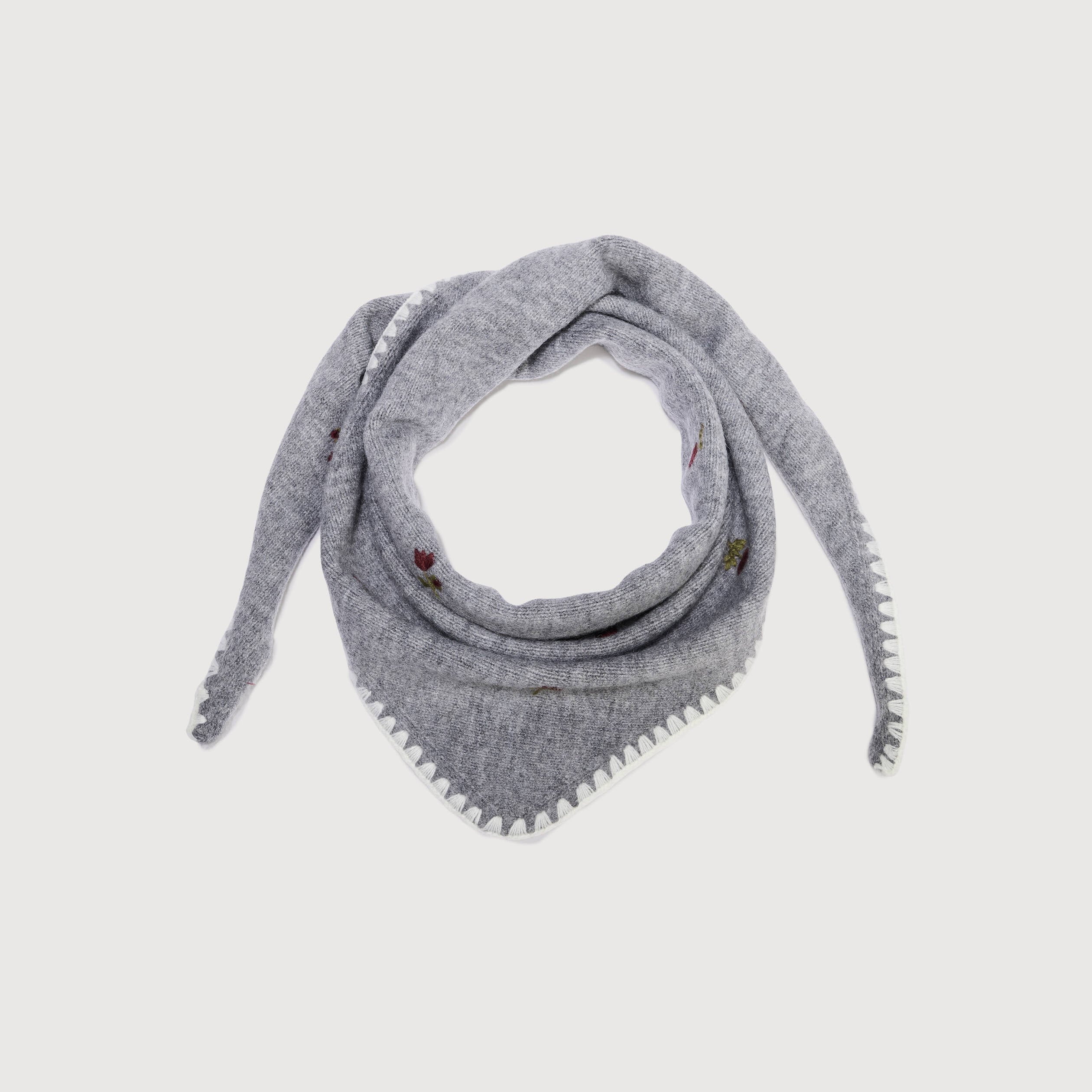 &Eacute;charpe gris clair femme