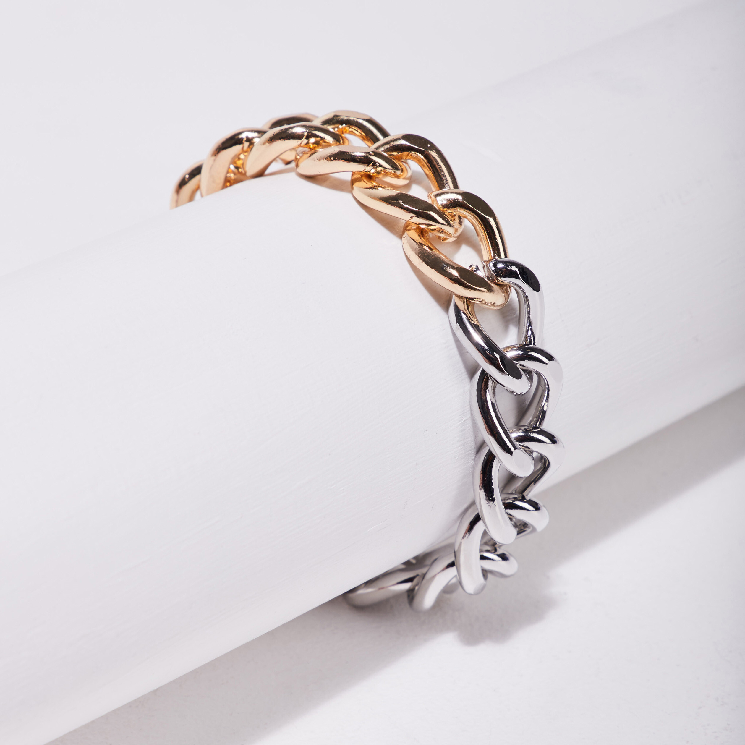 bracelet grosse chaine couleur or femme Bracelet grosse chaîne couleur or femme