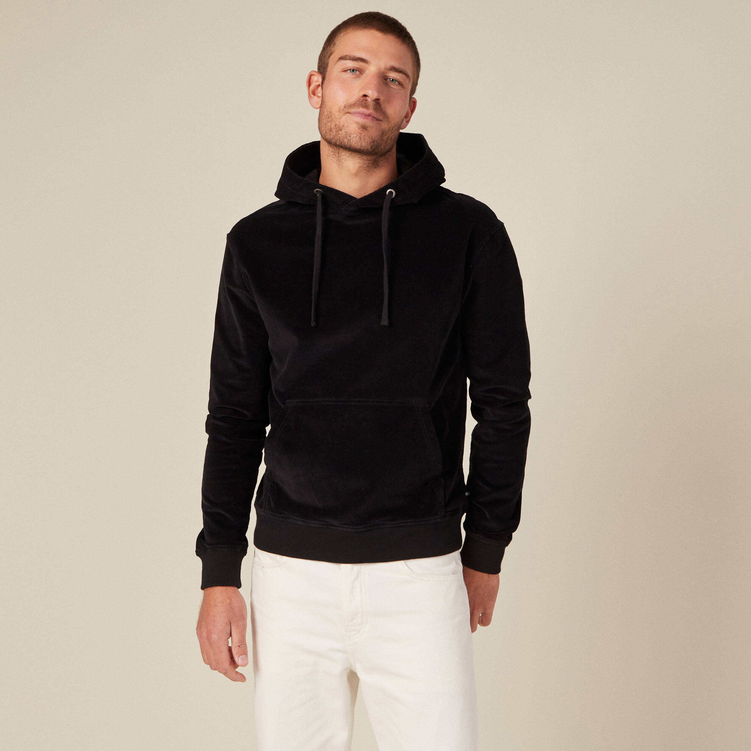 Sweat capuche homme coloris Noir Week-end - Sweat Home