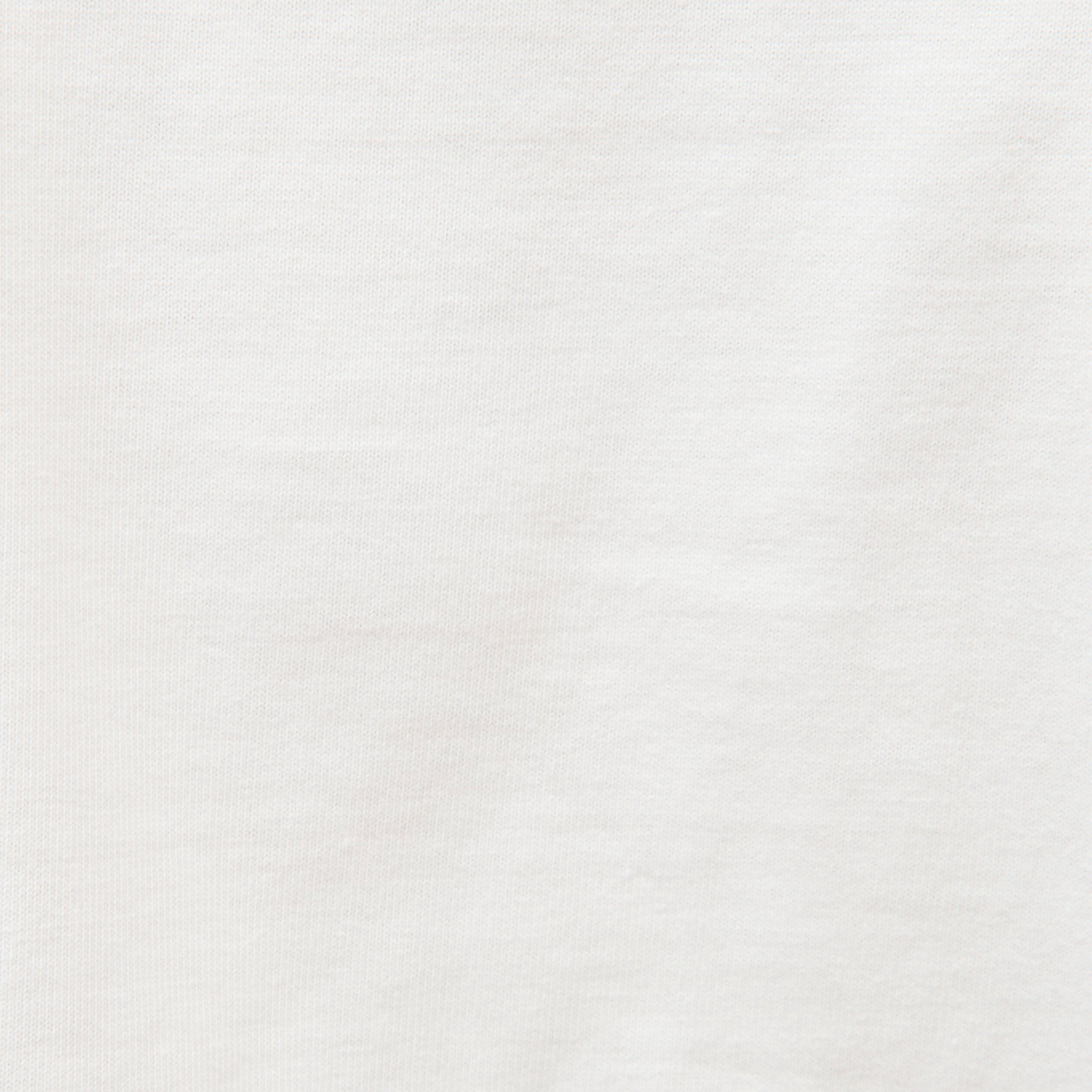 T-shirt ample col rond manches courtes ecru homme