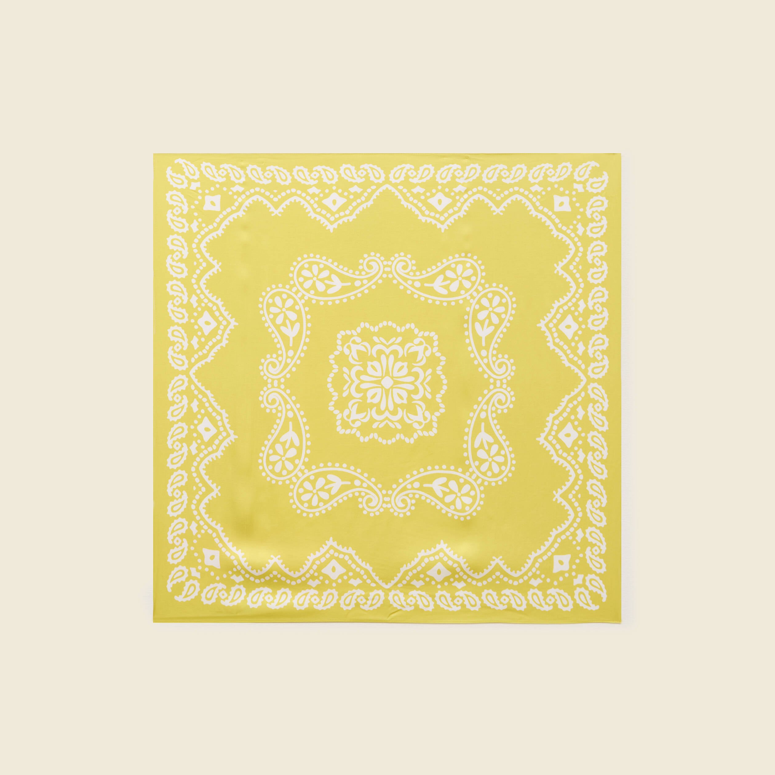 Foulard vert fluo femme