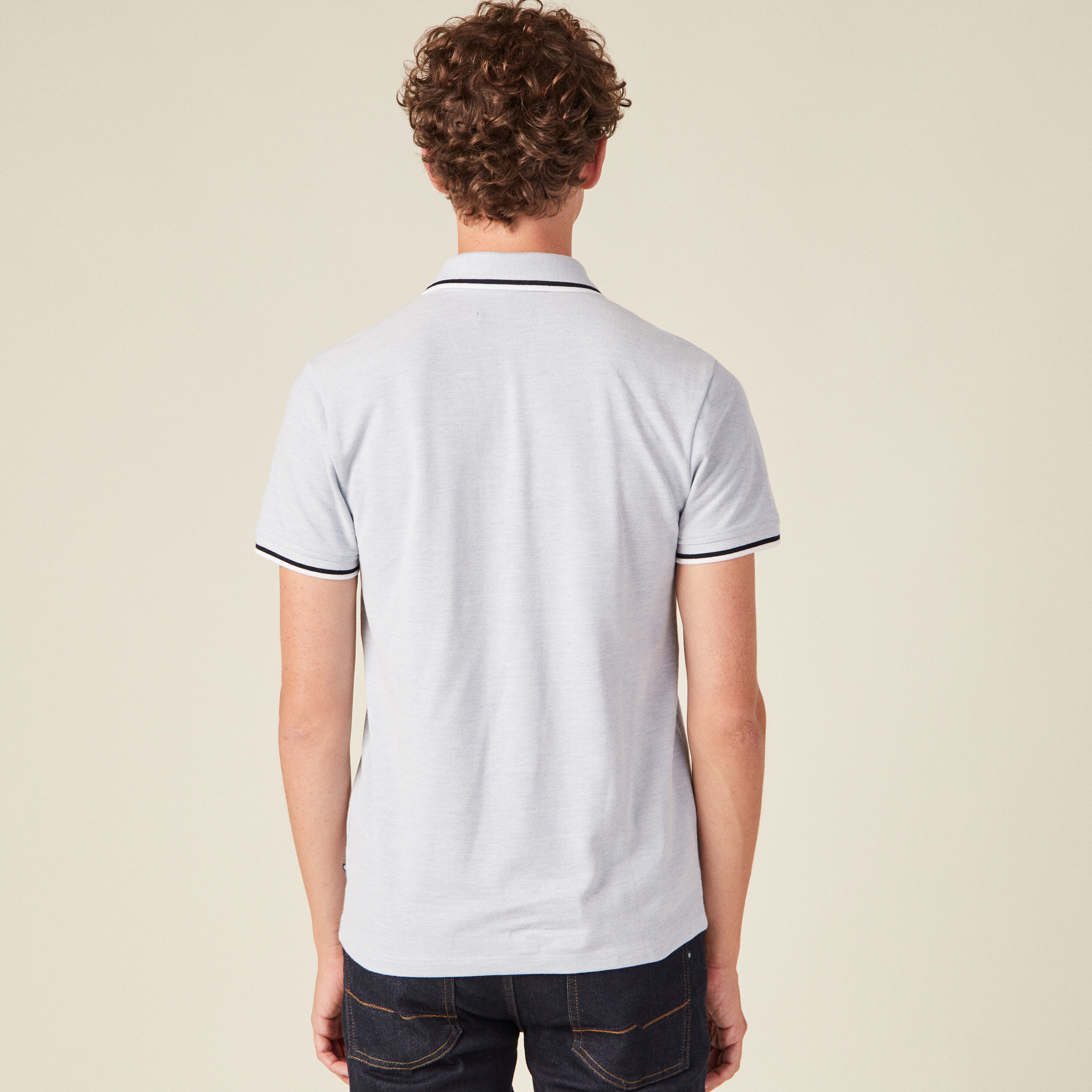 polo manches courtes bleu clair homme Polo manches courtes bleu clair homme
