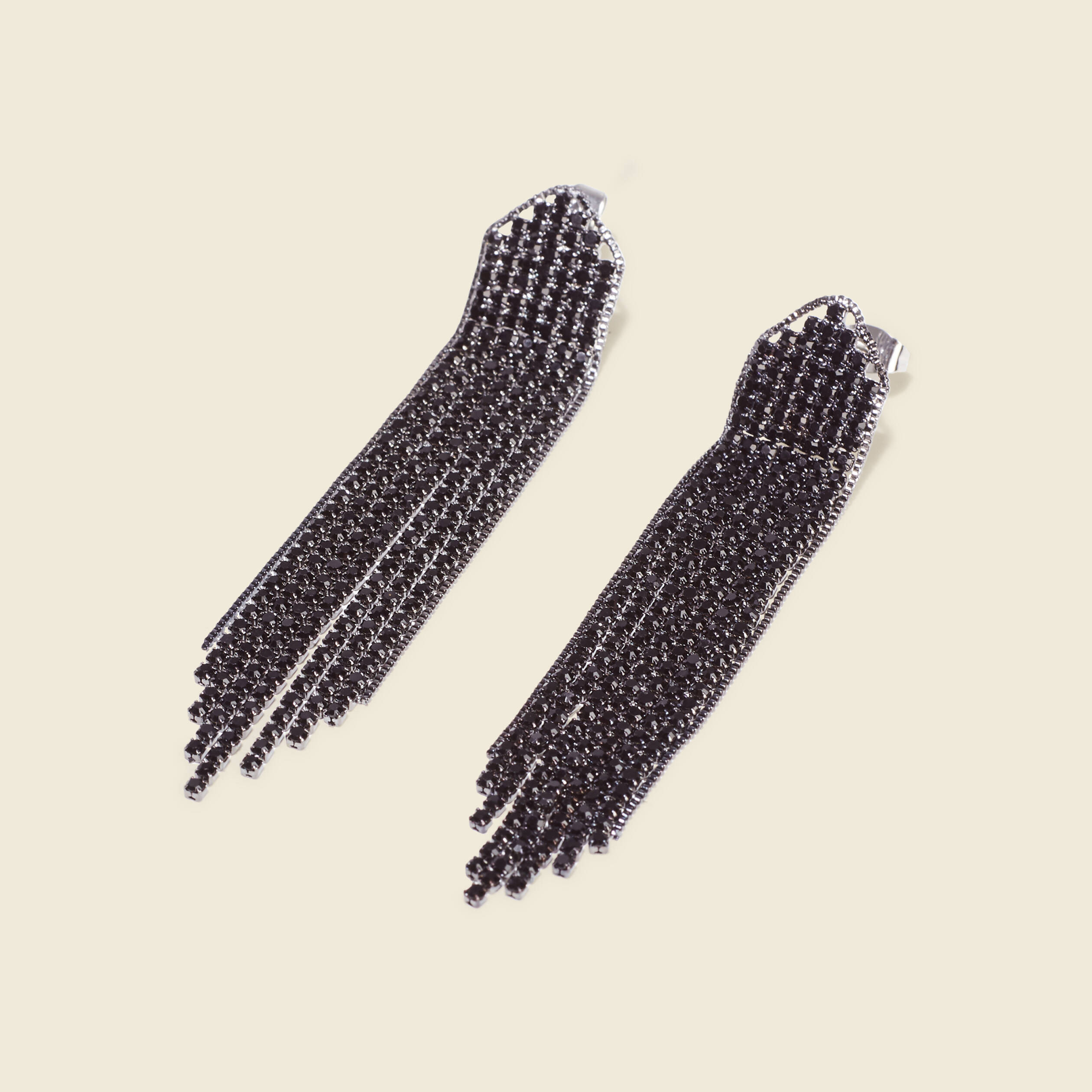 boucles doreilles pendantes noir femme Boucles d'oreilles pendantes noir femme
