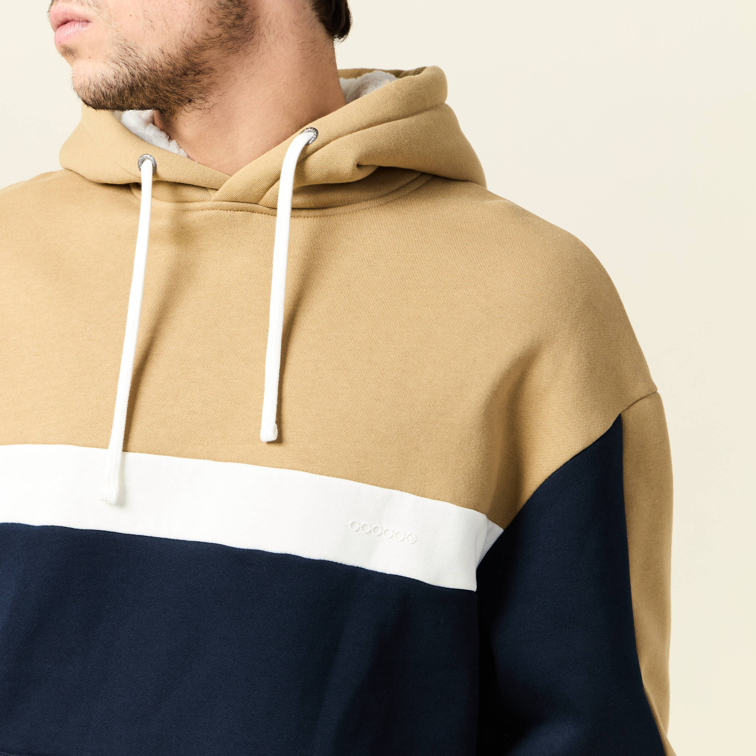 sweat a capuche doublee bleu marine homme Sweat à capuche doublée bleu marine homme