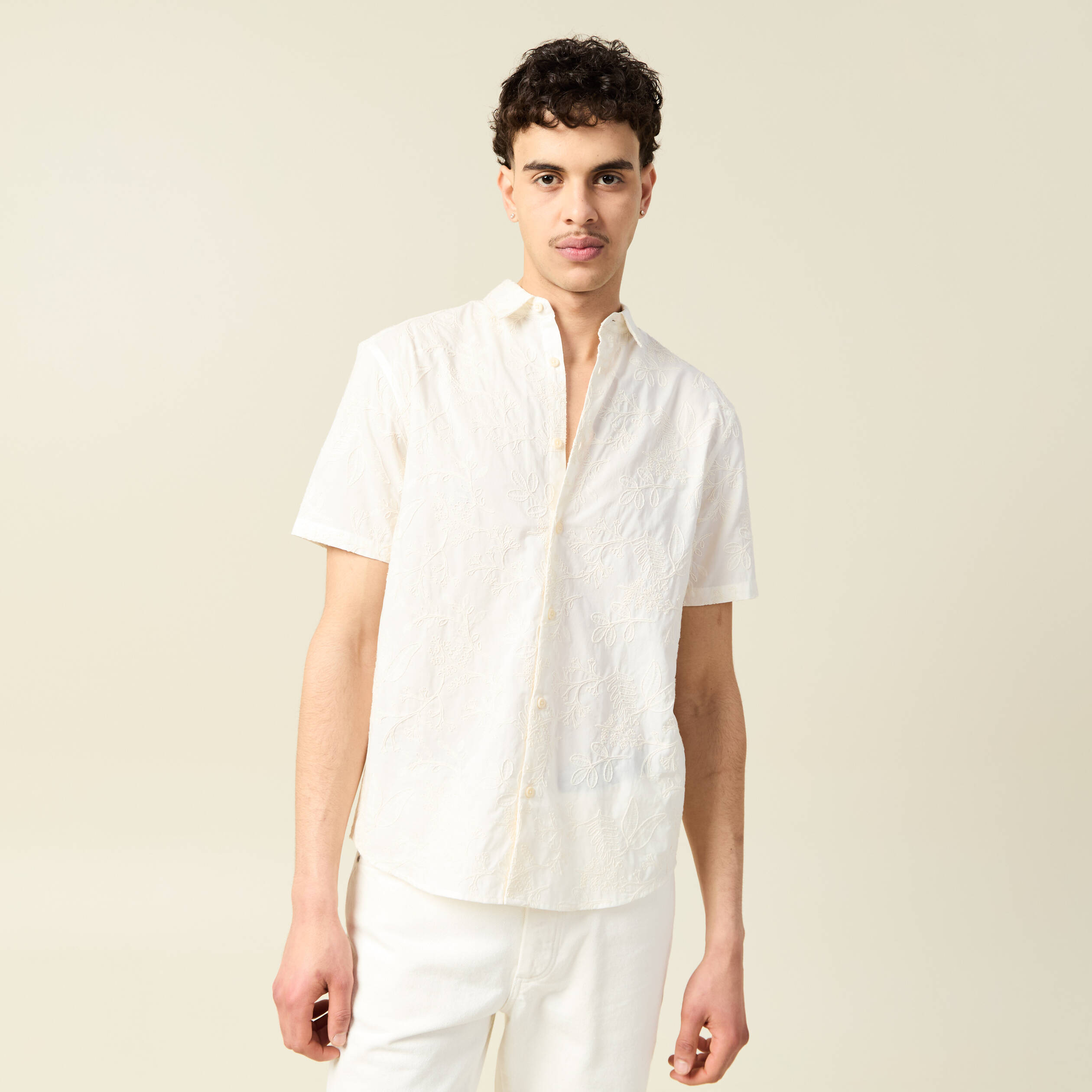 Polo manches courtes bleu foncé homme | Bonobo