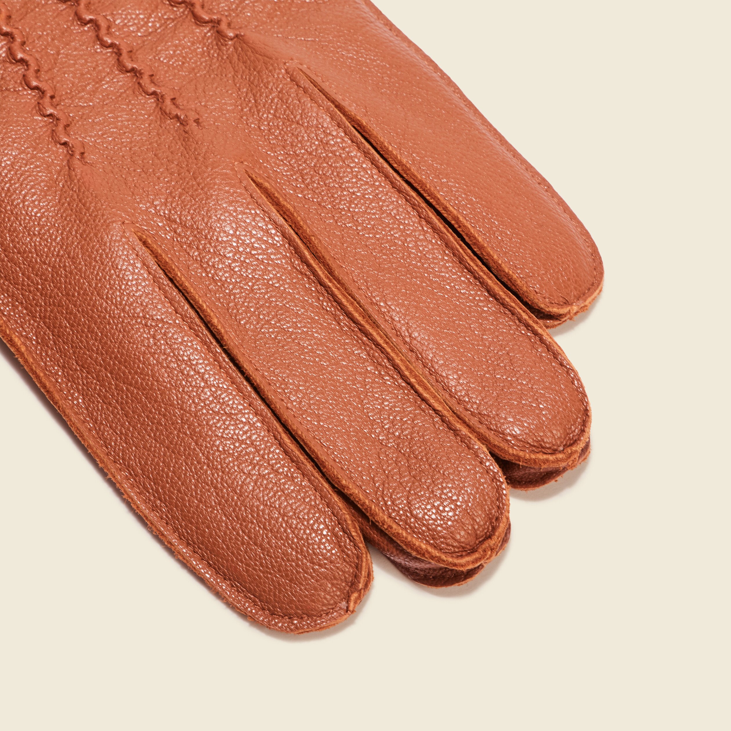 Gants en cuir marron homme Bonobo