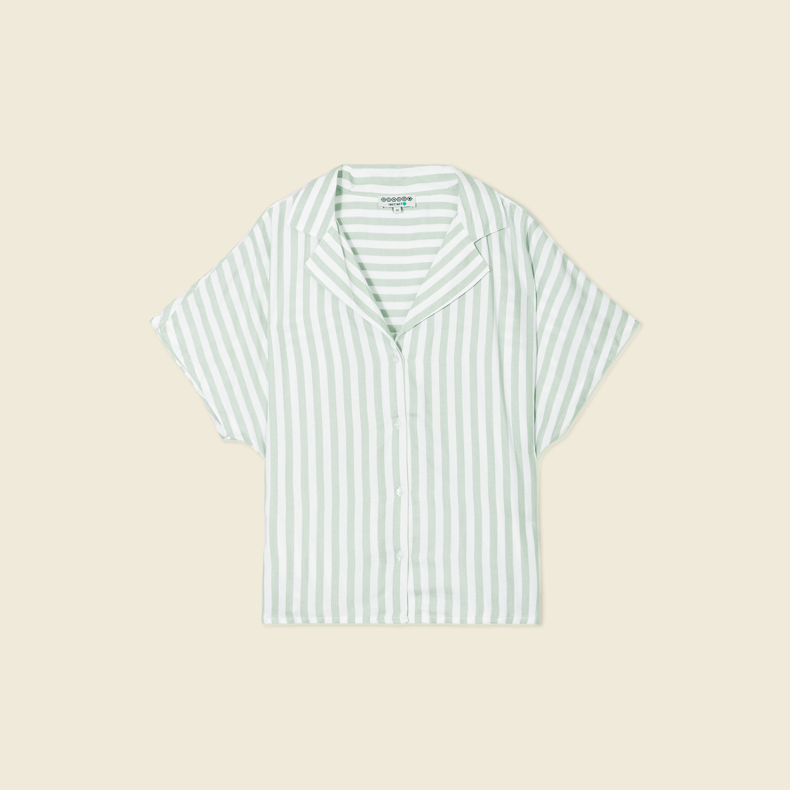 chemise manches 34 vert olive femme Chemise manches 3/4 vert olive femme