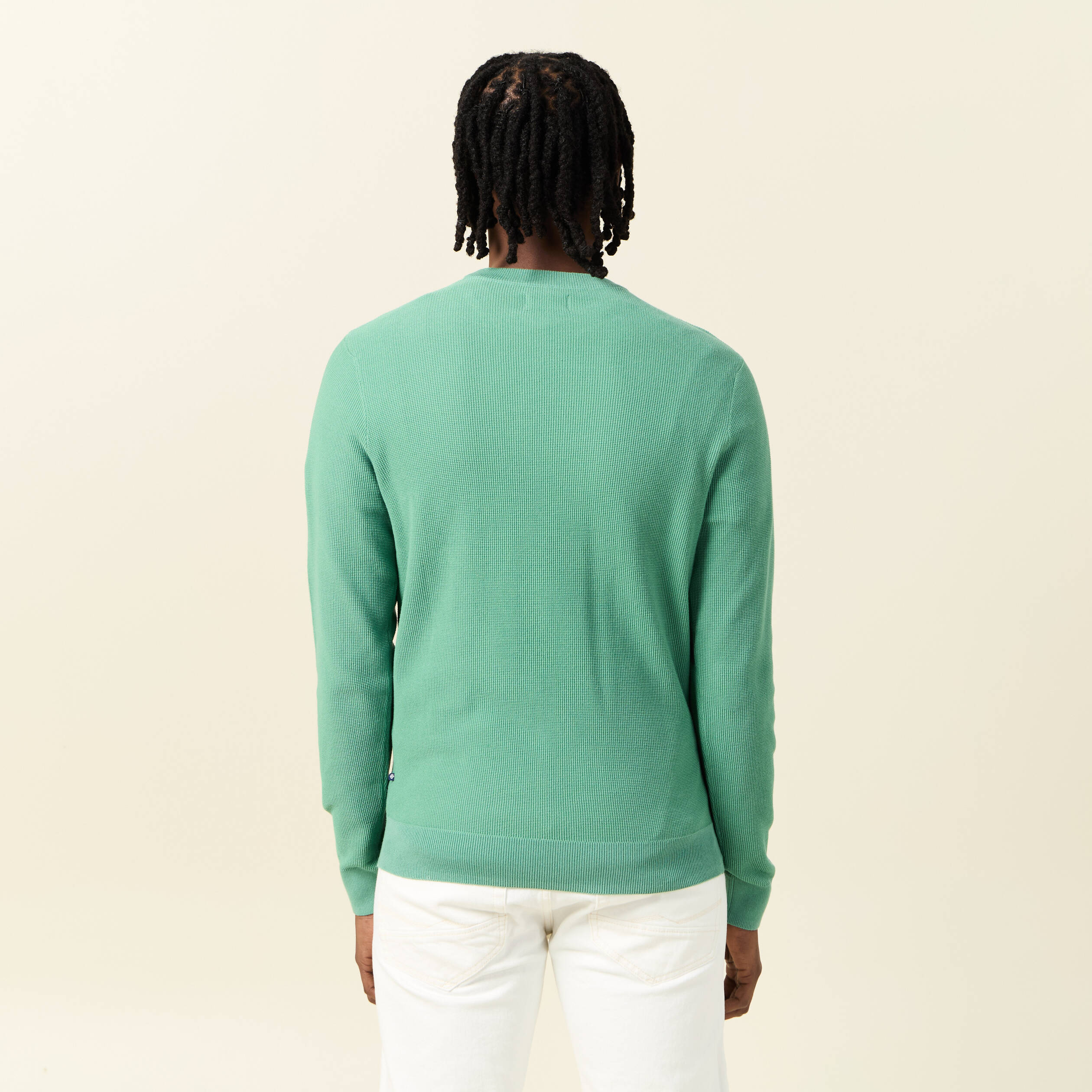 pull eco responsable vert homme Pull éco-responsable vert homme