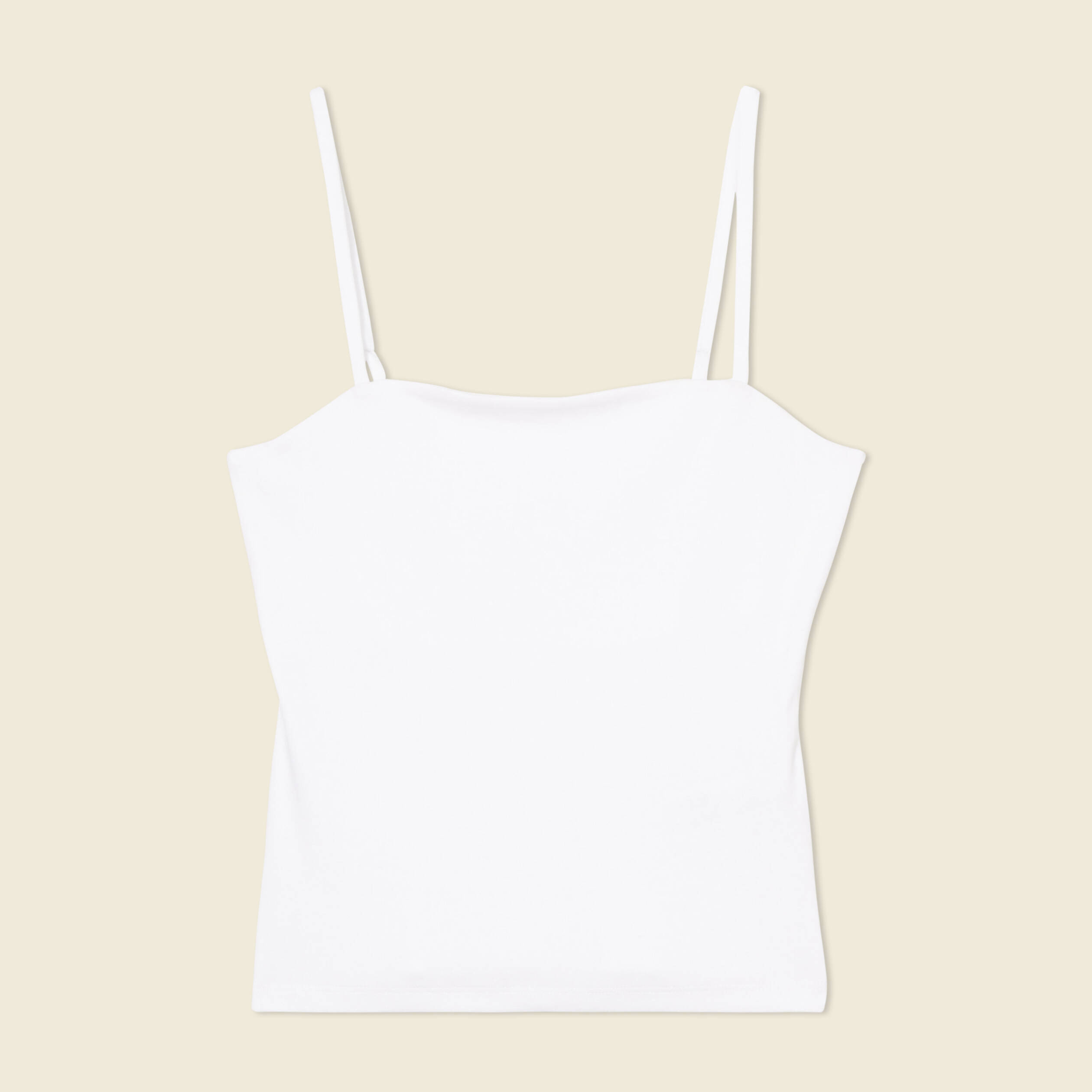bustier cropped a bretelles blanc femme Bustier cropped à bretelles blanc femme