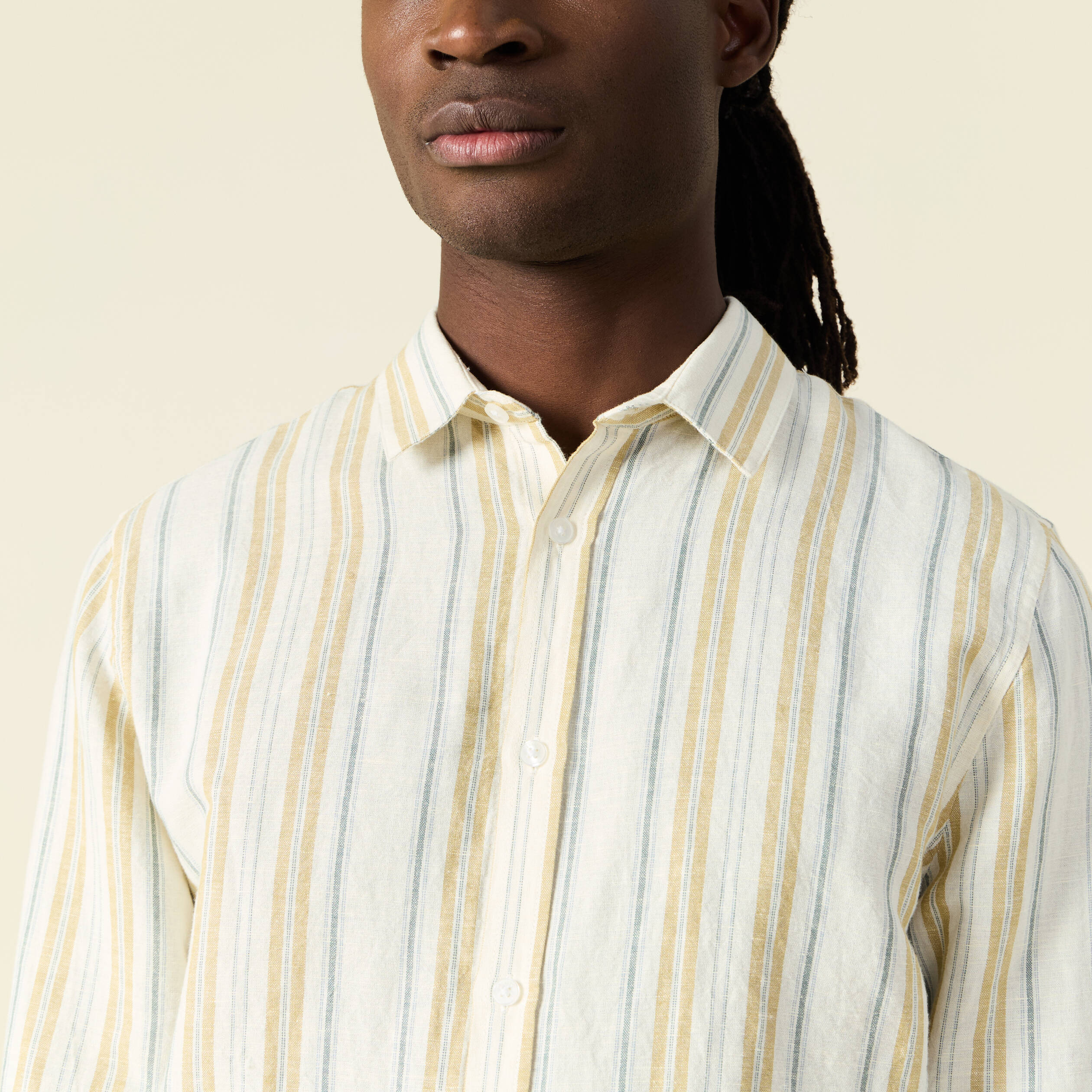 chemise manches longues ecru homme Chemise manches longues ecru homme