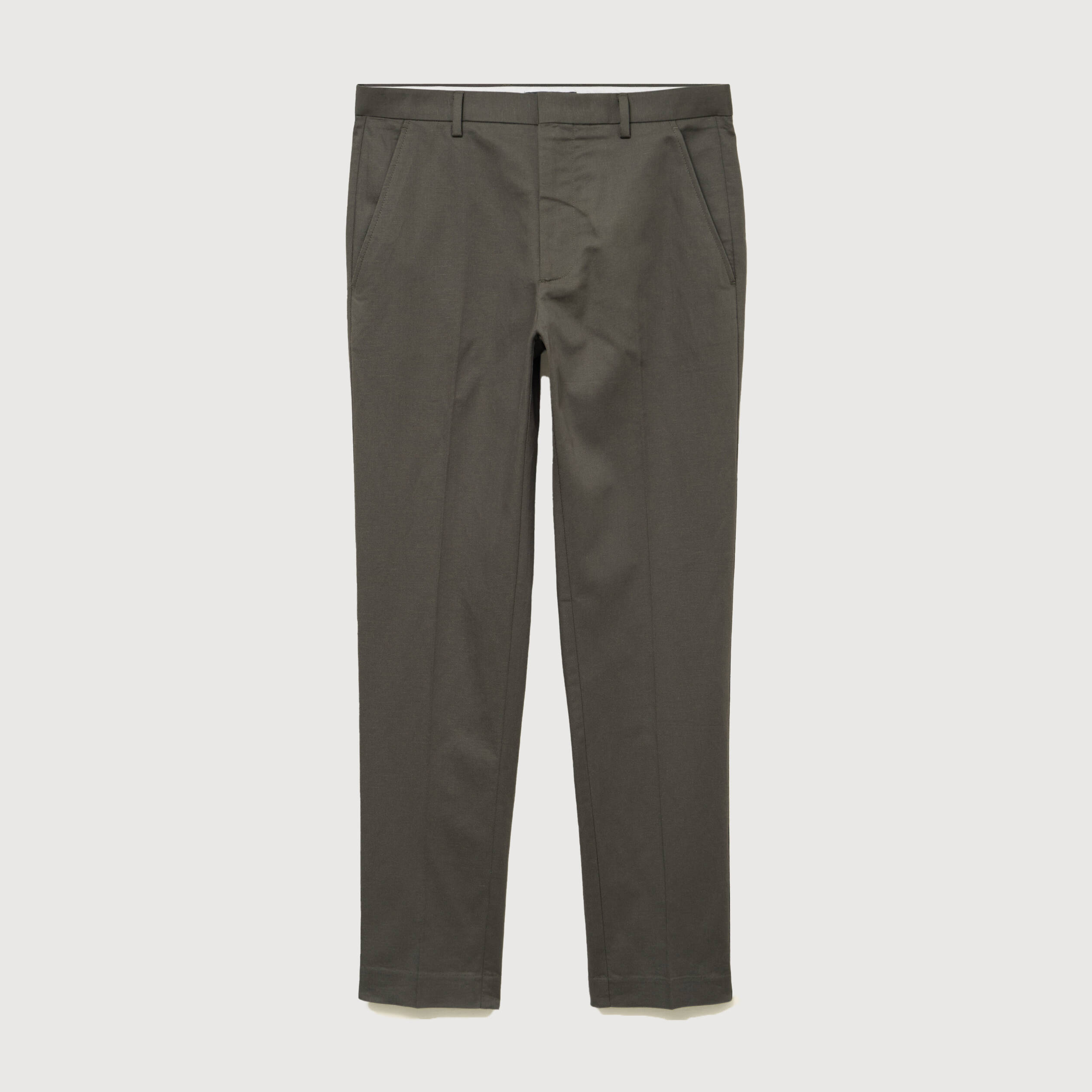 Pantalon chino vert fonc&eacute; homme