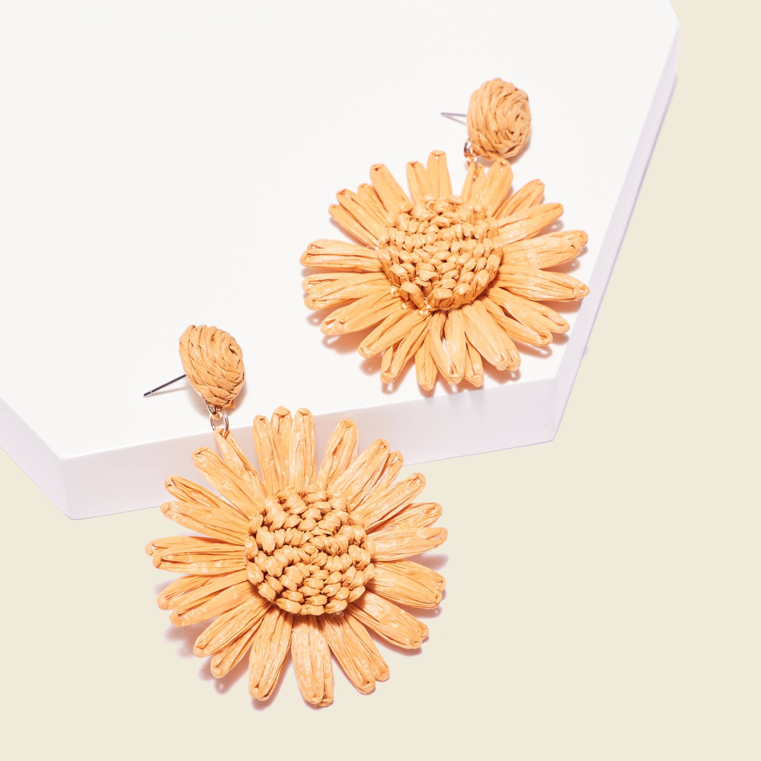 boucles doreilles pendantes jaune femme Boucles d'oreilles pendantes jaune femme