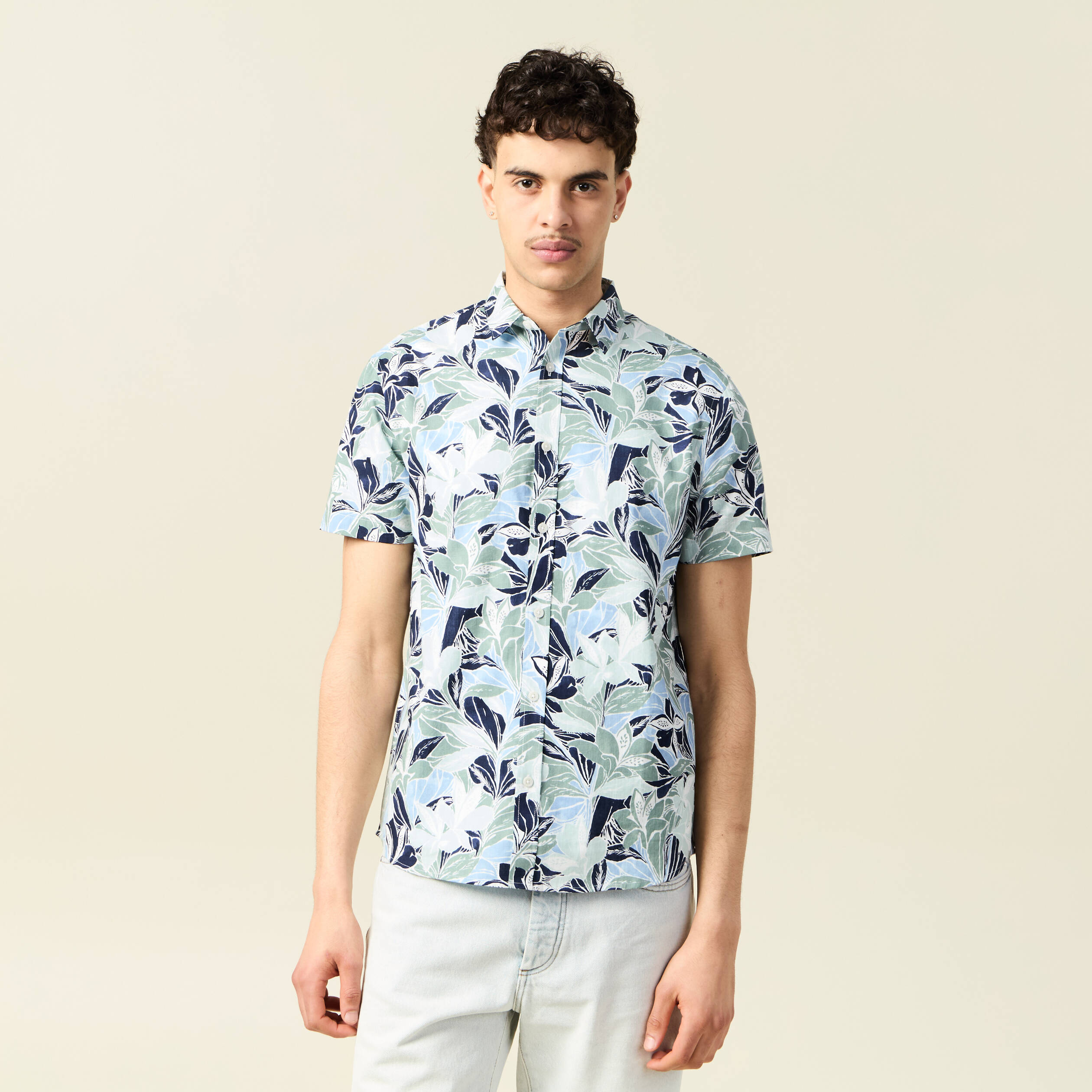 chemise manches courtes multicolore homme Chemise manches courtes multicolore homme