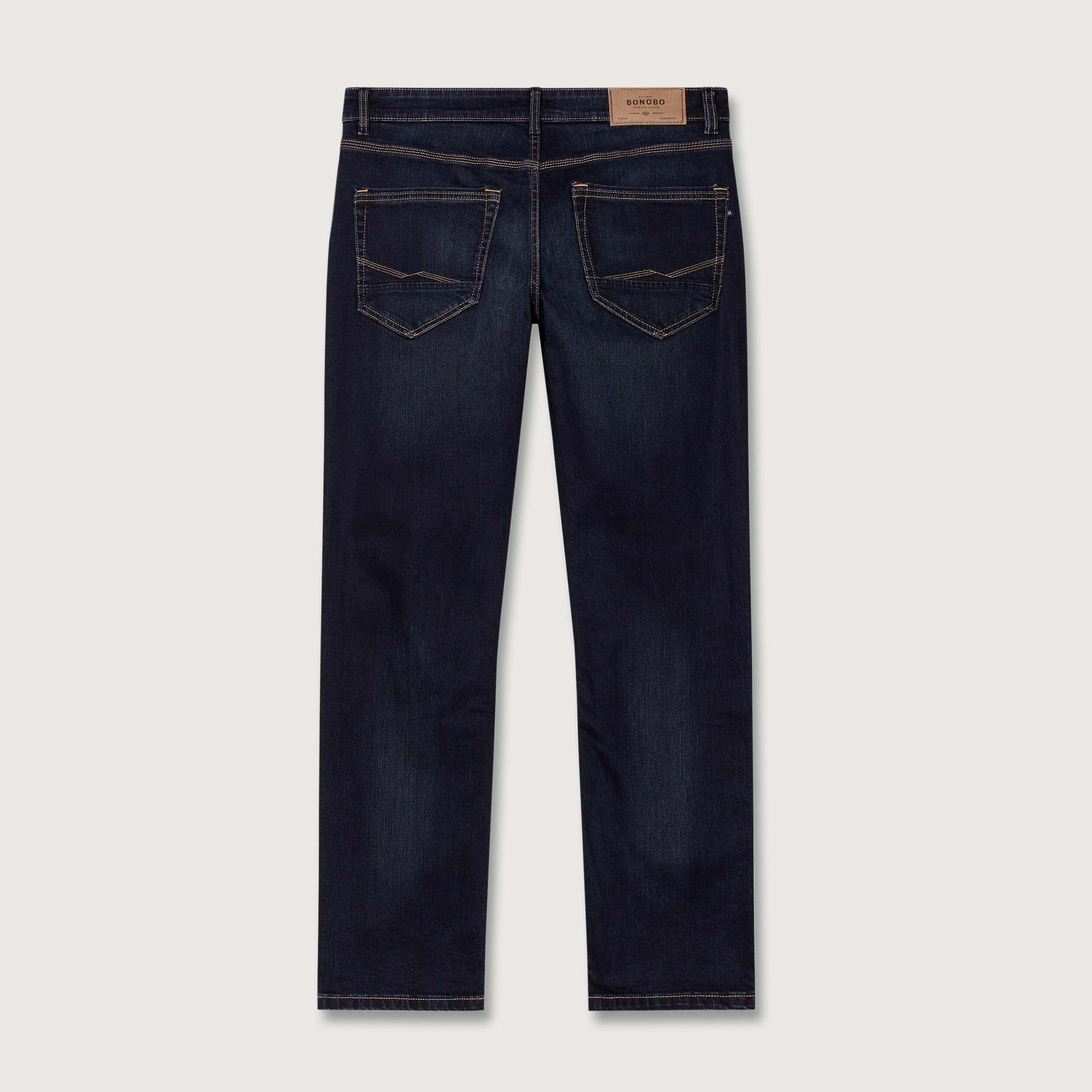 Jeans regular longueur 32 denim brut homme