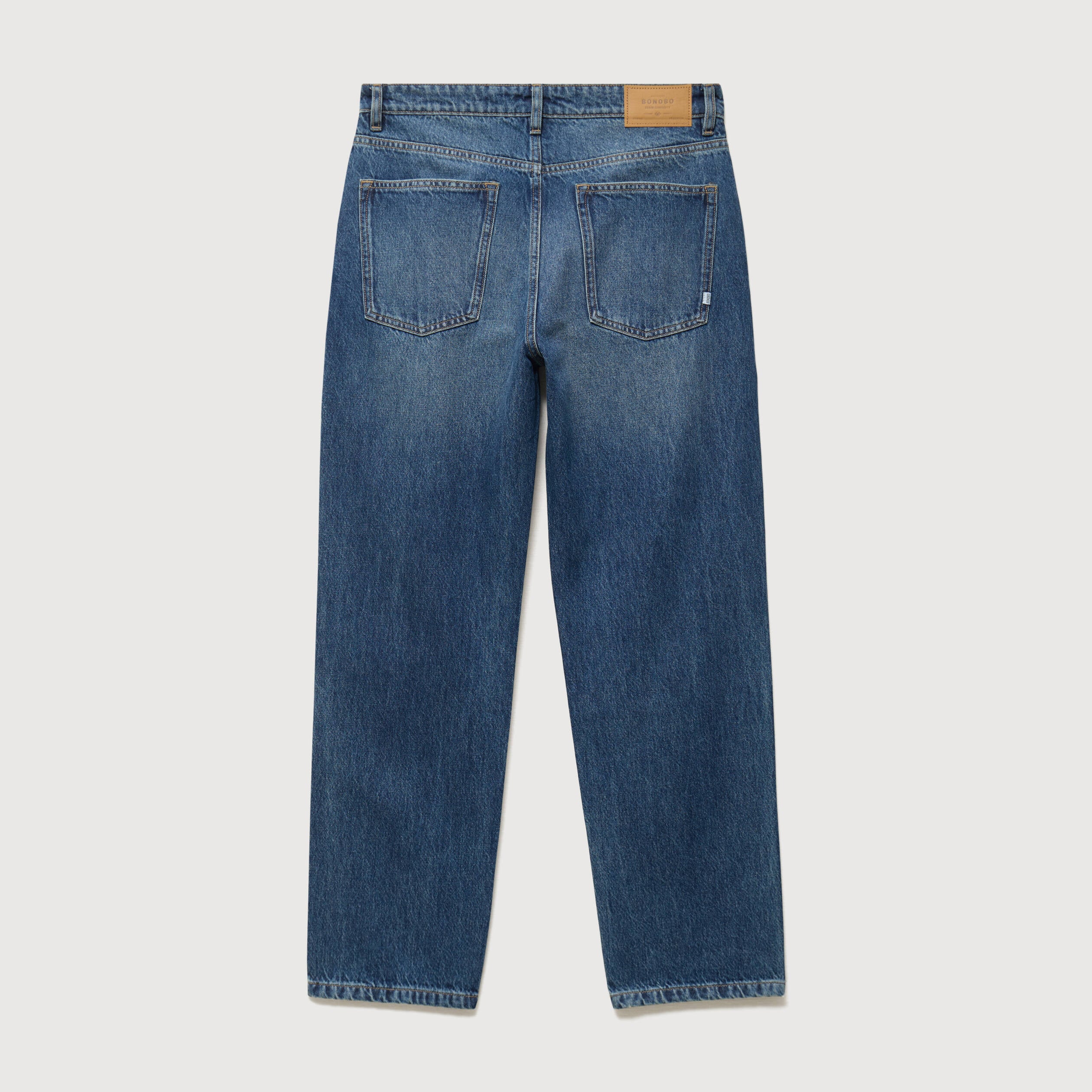 Jeans large relaxed denim stone homme