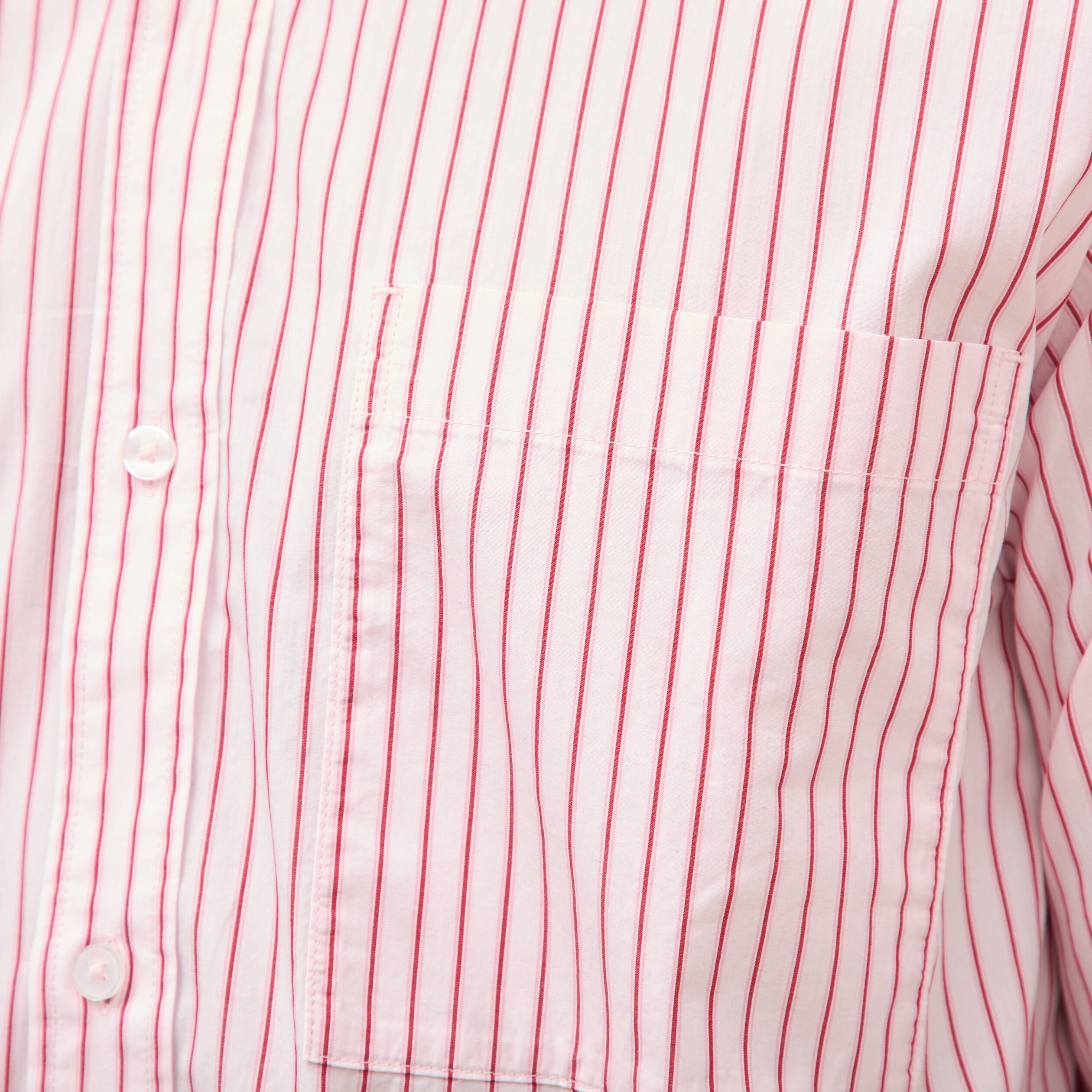 Chemise boyfriend en coton rose homme