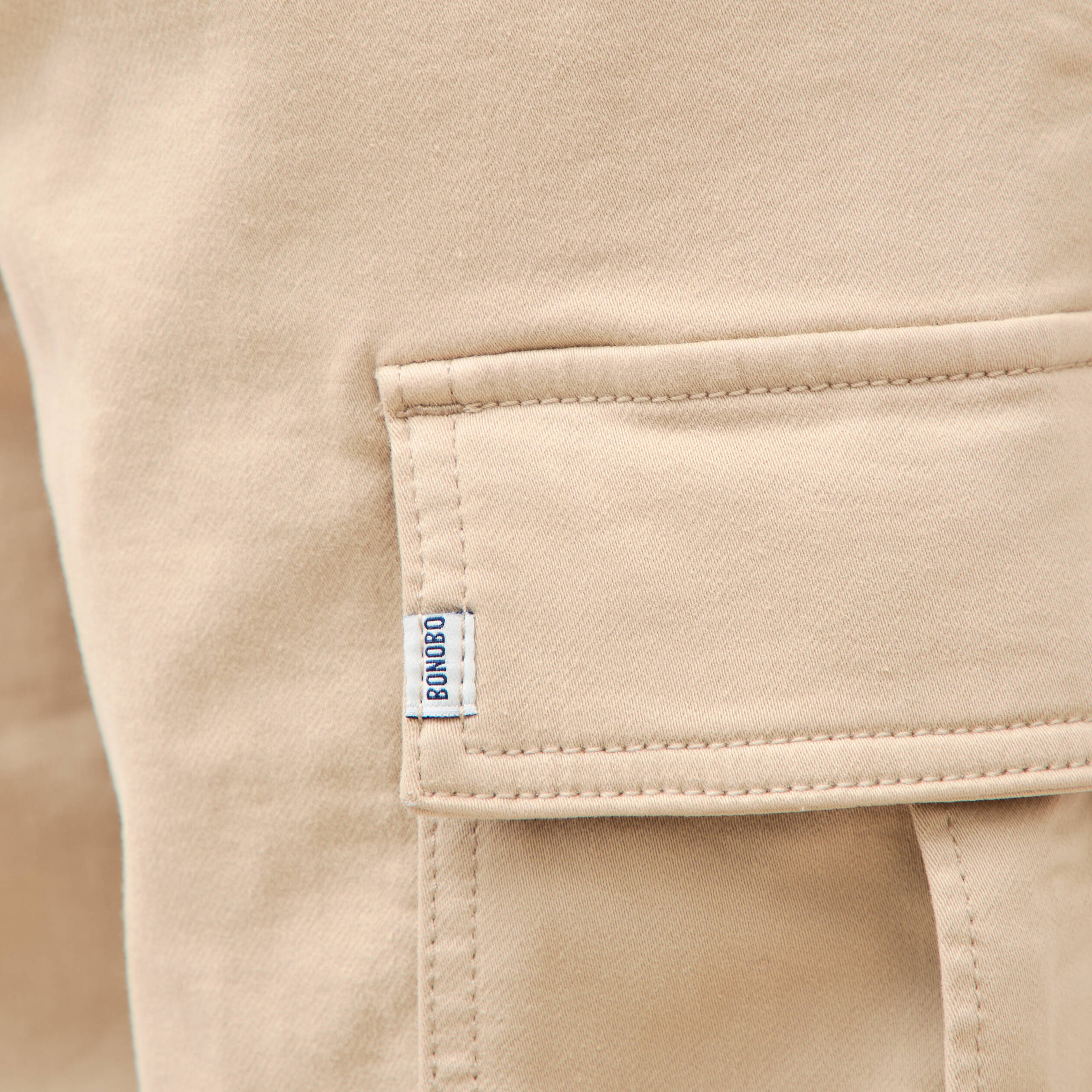 Pantalon battle longueur 32 beige homme