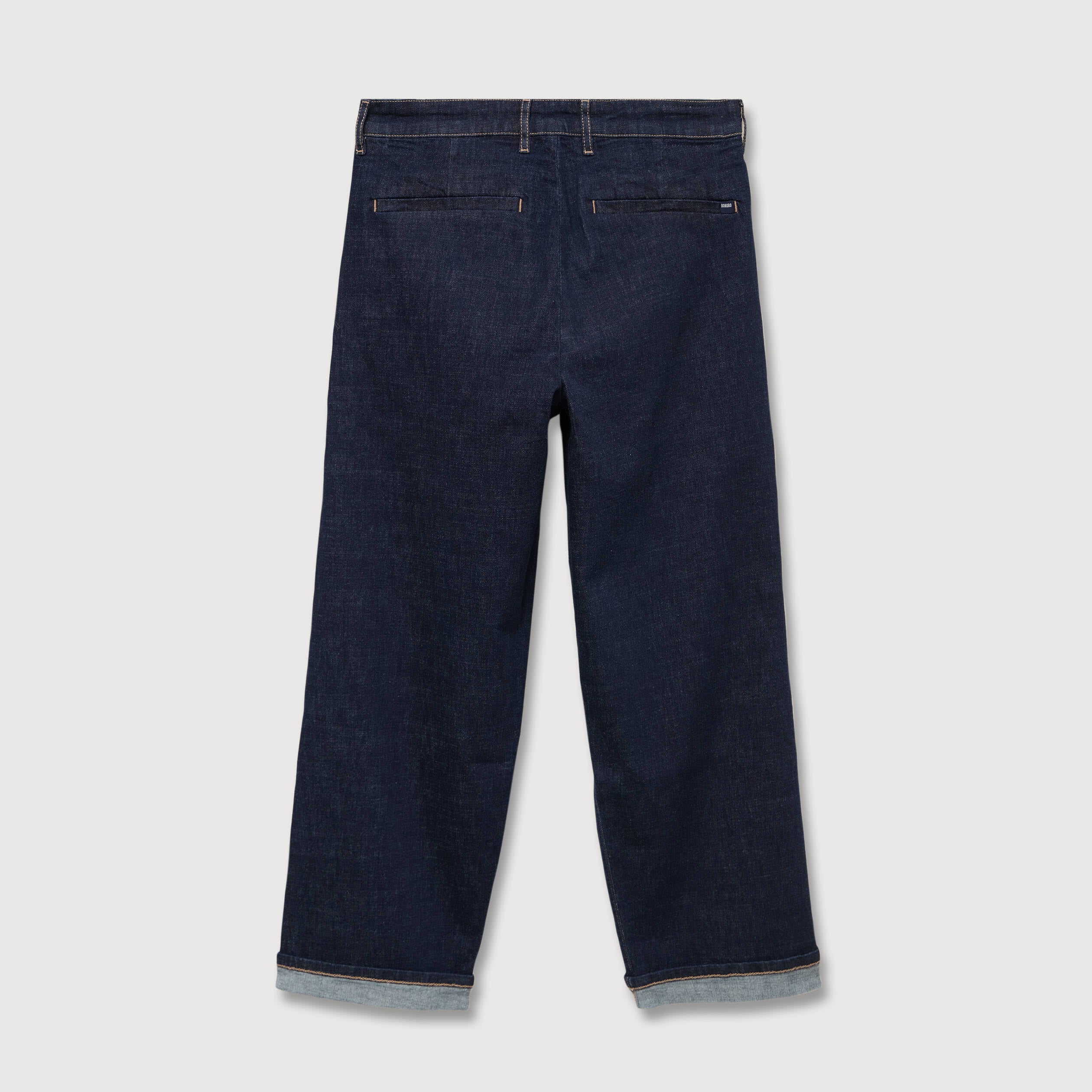 Jeans loose longueur 32 denim brut clean homme